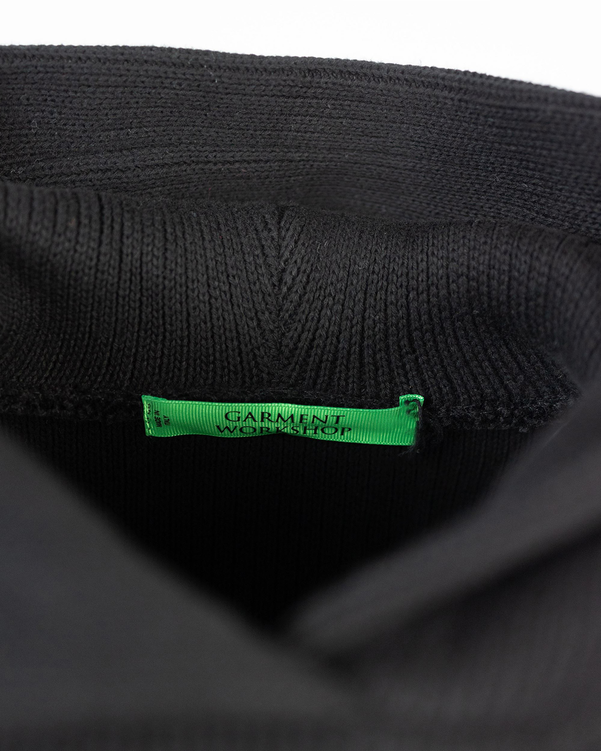 Shop Garment Workshop Caos Sweatshirt In Black Knit In Gw009chaos Black