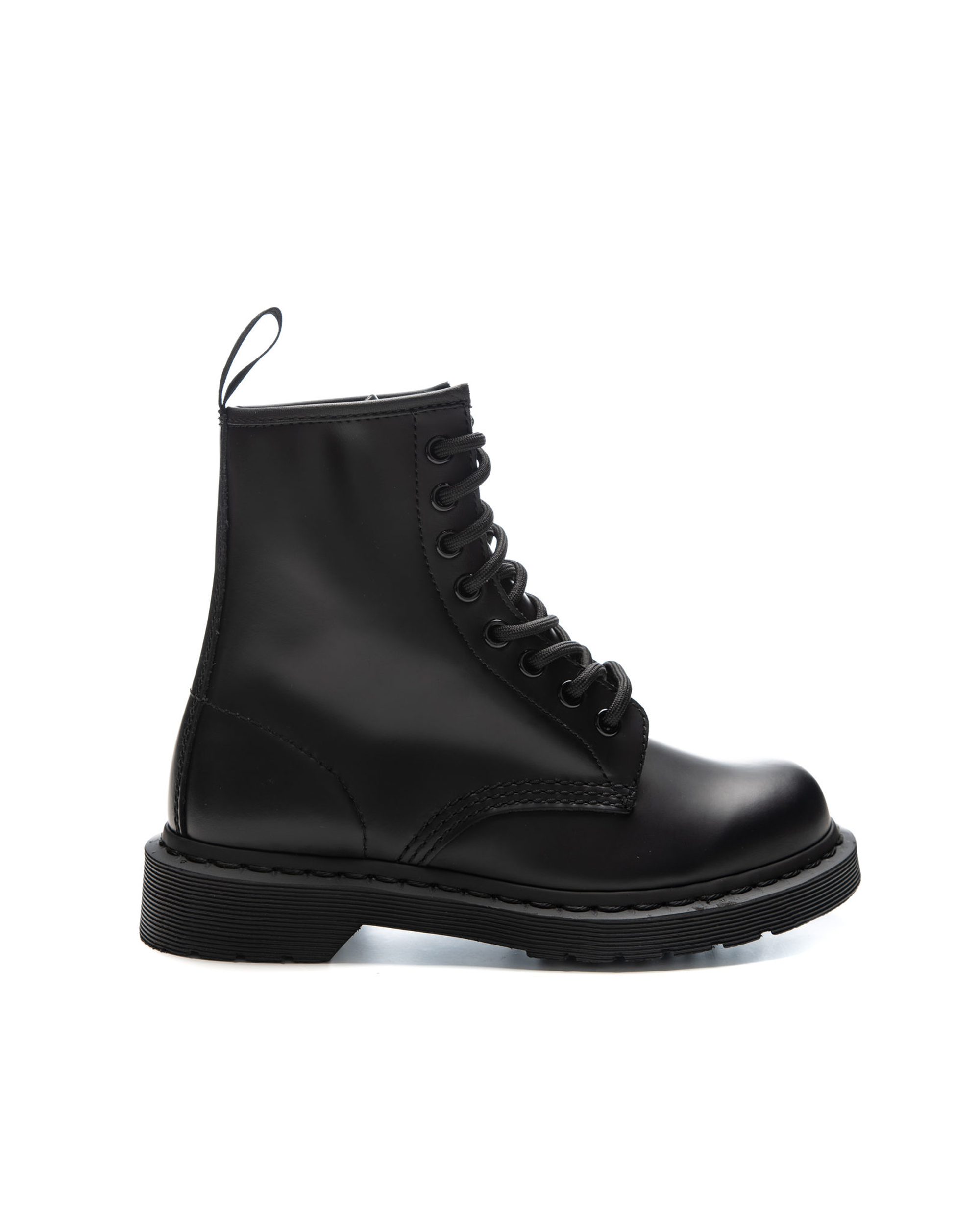 Dr. Martens' 1460 Mono Smooth Amphibian In Black Smooth