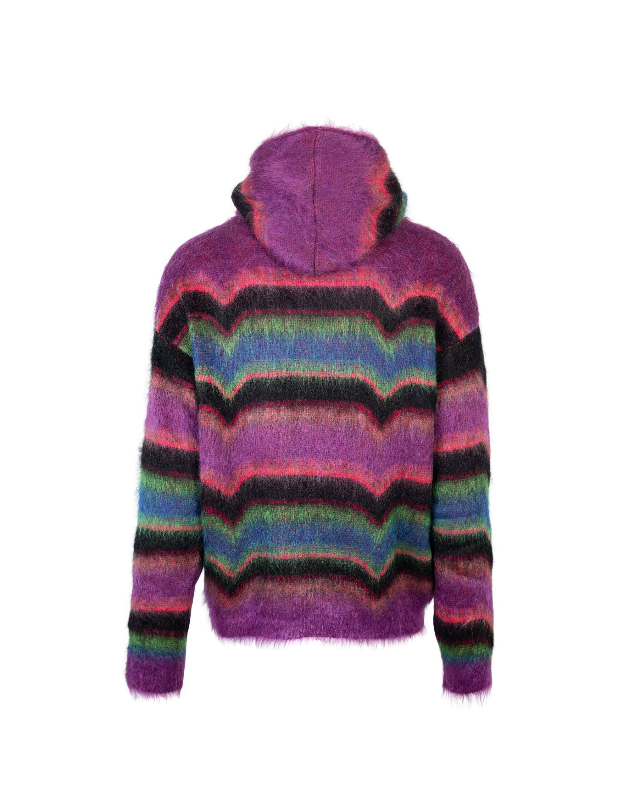 Shop Avril 8790 Multicolor Jaquard Fleece In 0002 Purple