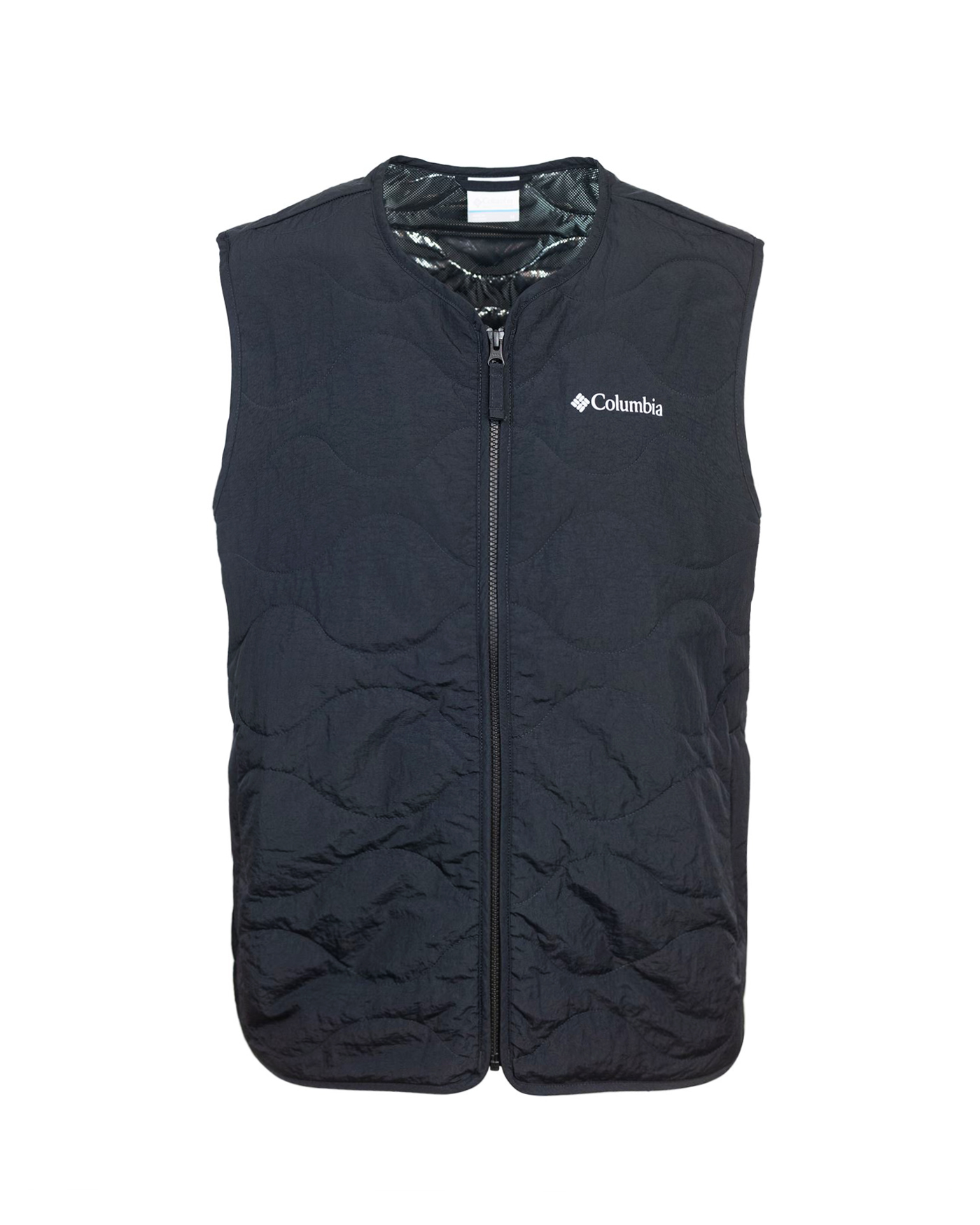 Columbia Birchwood Vest Man Jacket Black Size Xl Nylon In 10black