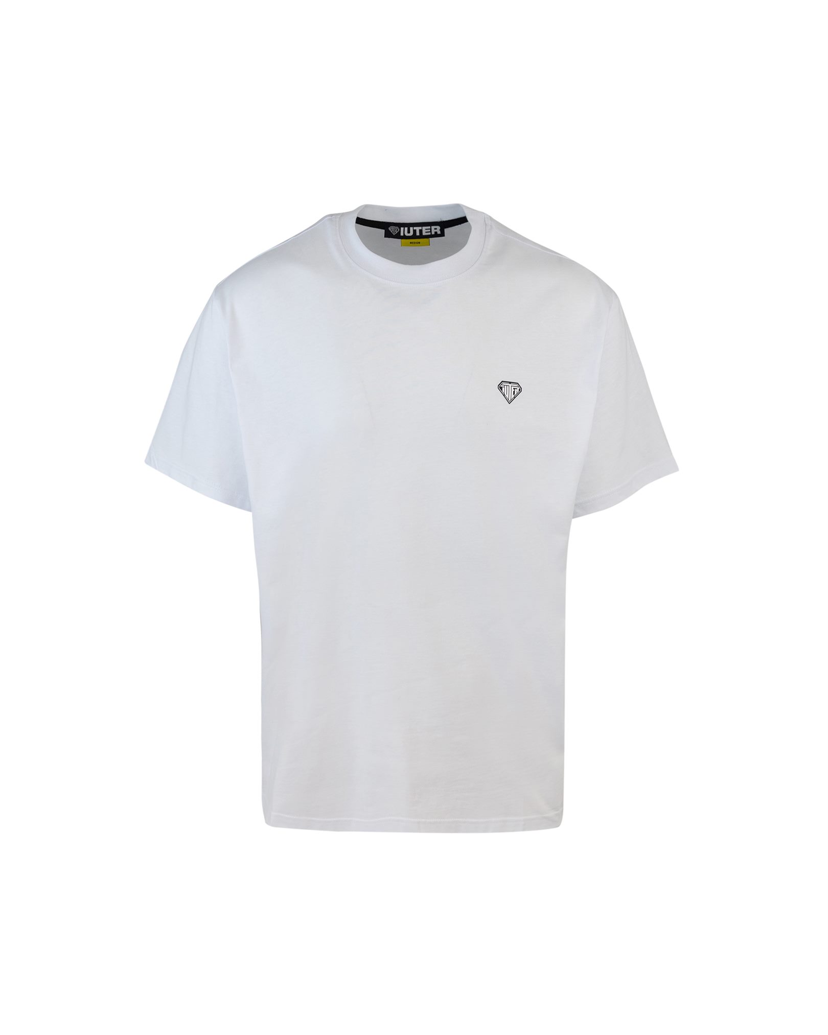 Iuter T-shirt Heart Logo Bianca In White