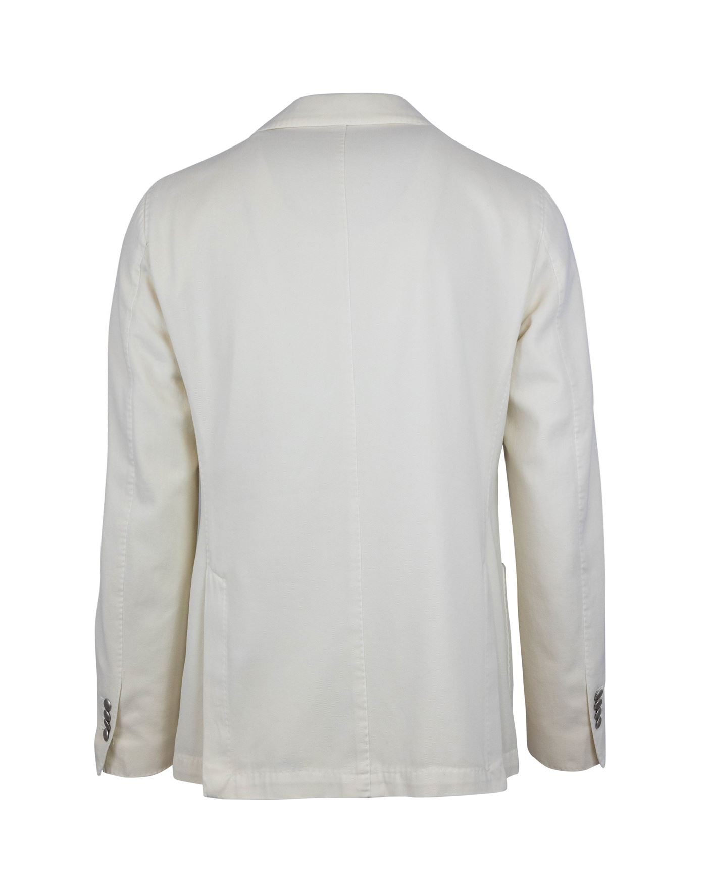 Shop L.b.m 1911 Ivory Single-breasted Jacket In 01