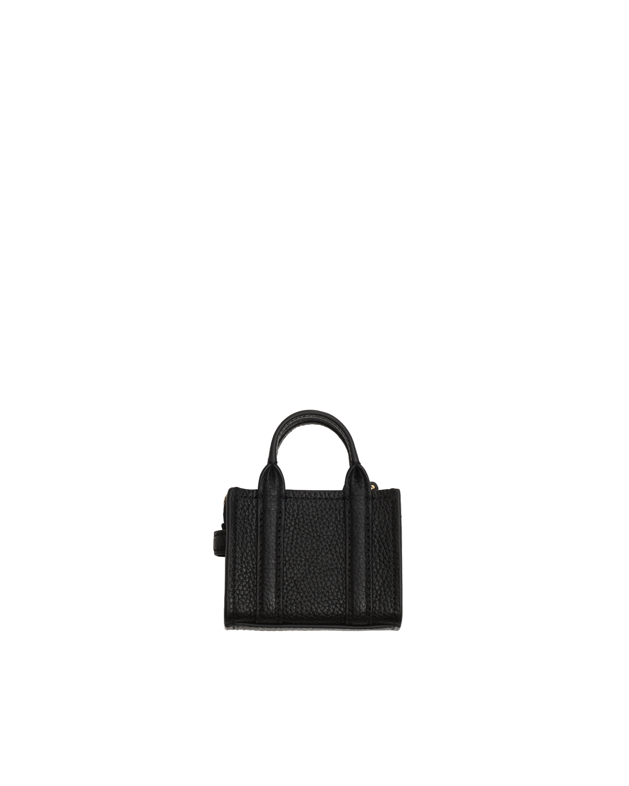 Shop Marc Jacobs The Nano Tote Bag Charm Black In 001