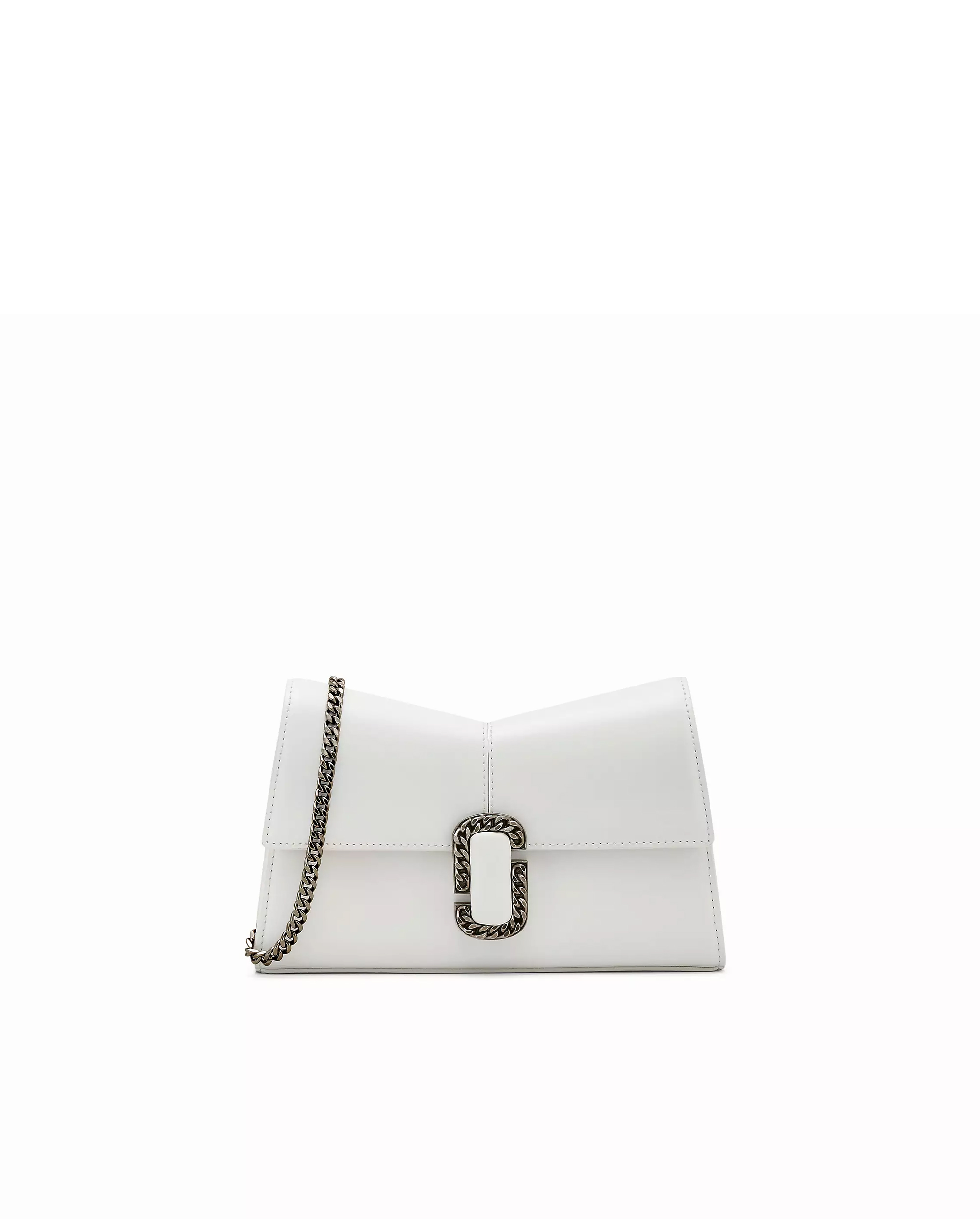 Marc Jacobs The St.marc Chain Wallet White