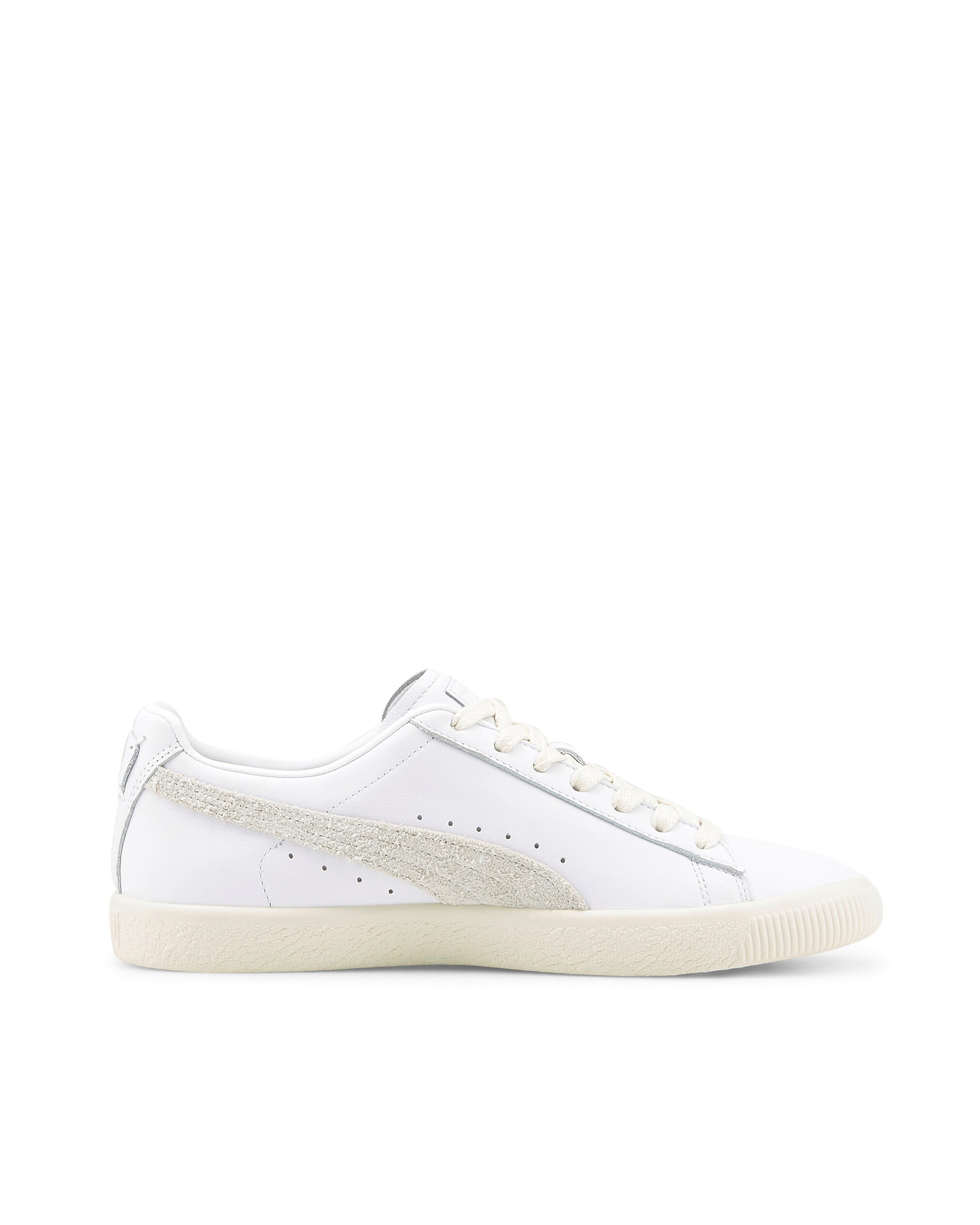 Shop Puma Sneaker Clyde Base White-frosted Ivory In 01