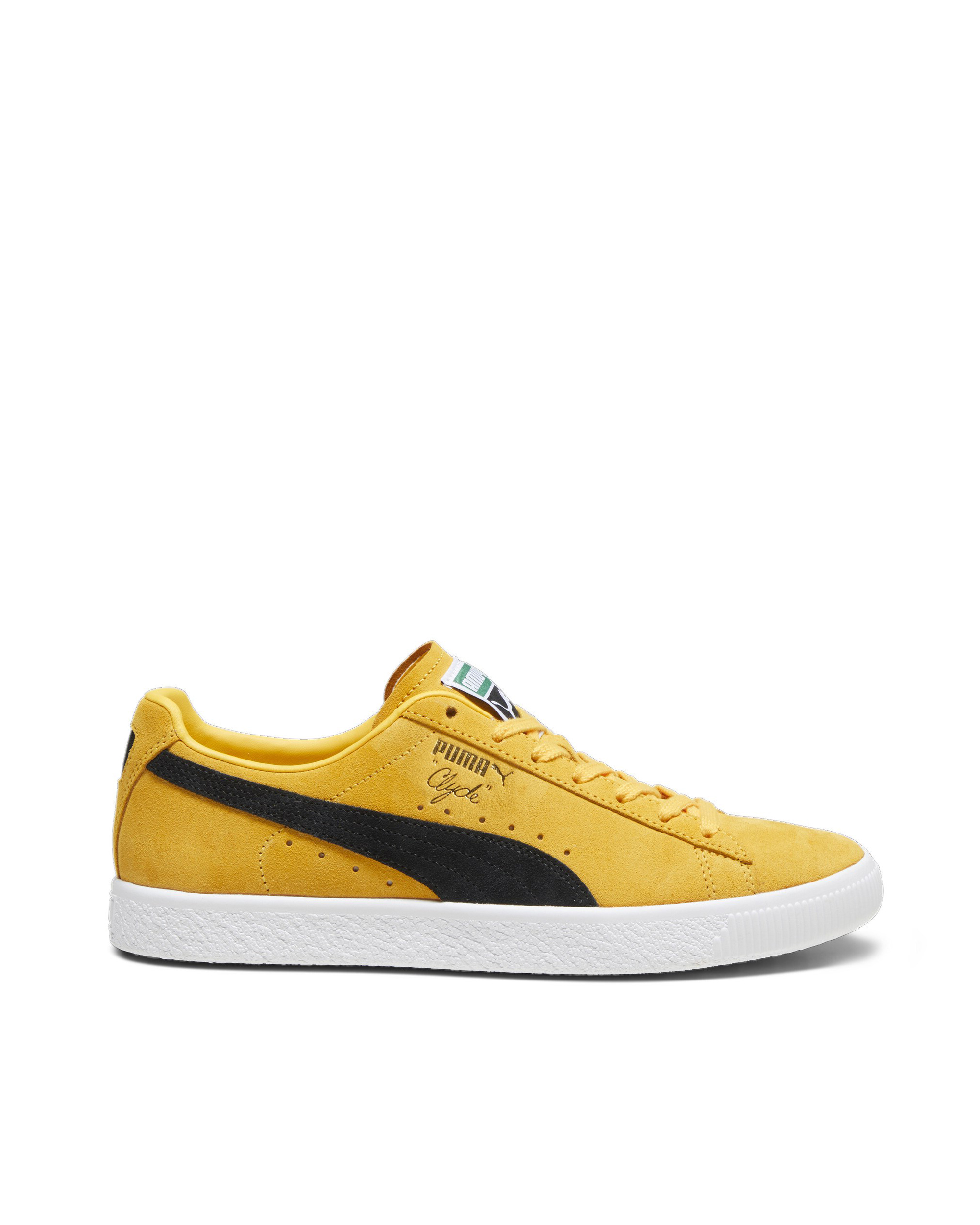 Shop Puma Sneaker Clyde Og Yellow Sizzle- Black In 07yellow Sizzle- Black