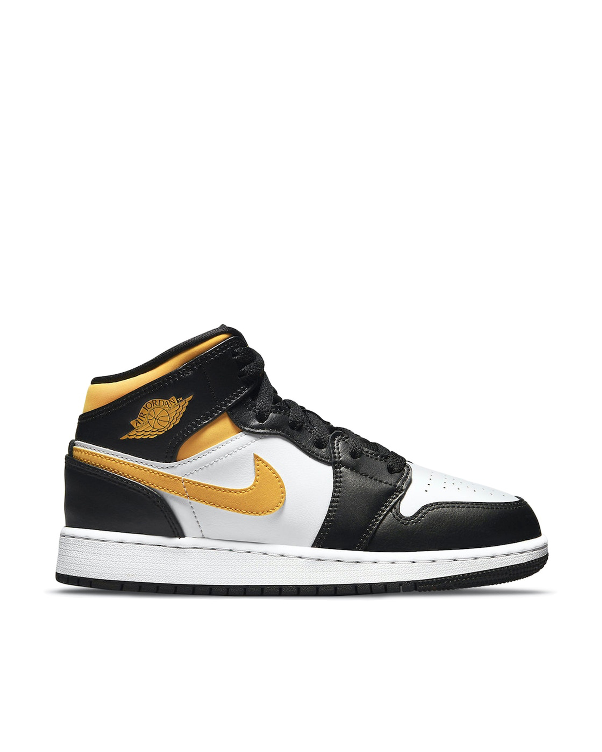 Shop Nike Jordan 1 Mid Pollen Black (gs)