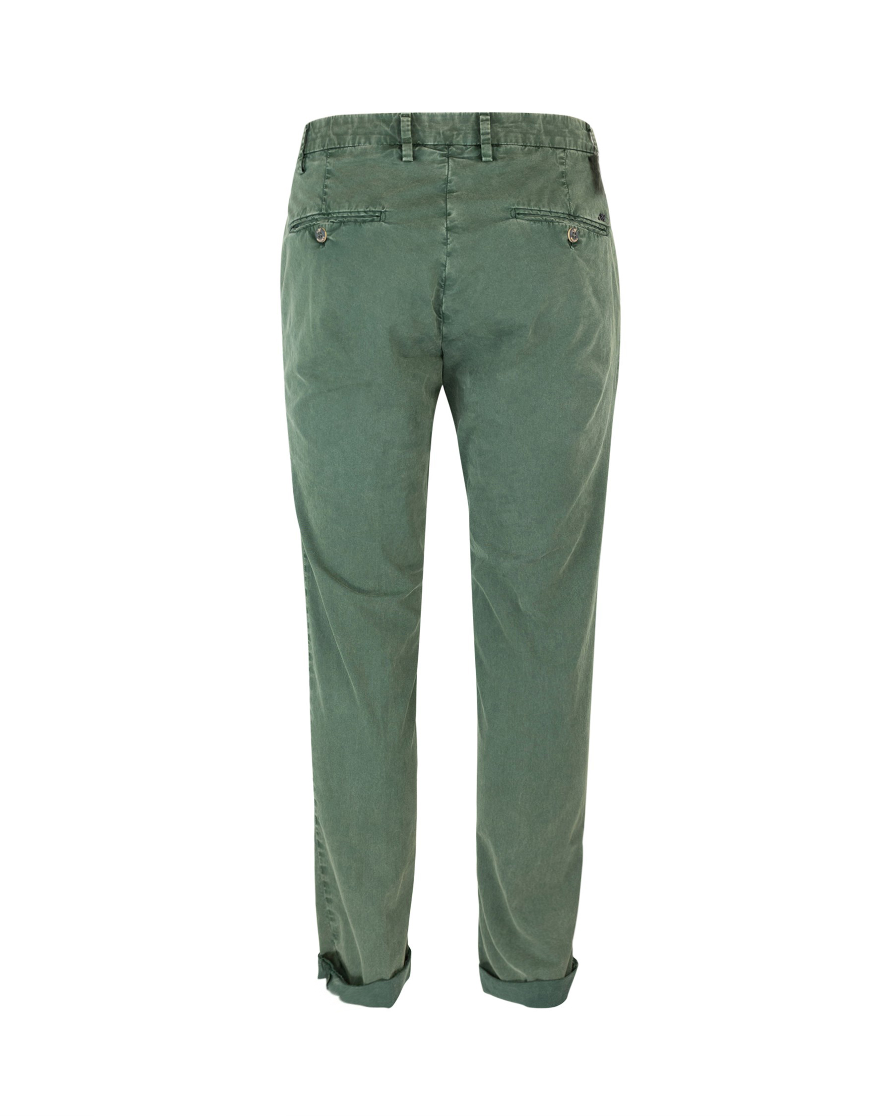 Shop Mason's Chinos In Green Stretch Cotton In 076