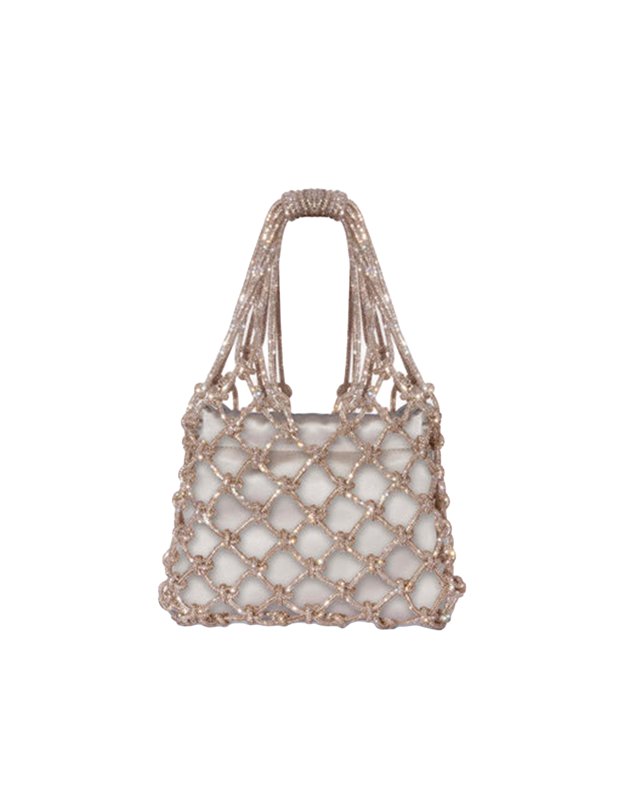 Hibourama Borsa Carrie Satin Golden Shadow In Goldenshadowgold