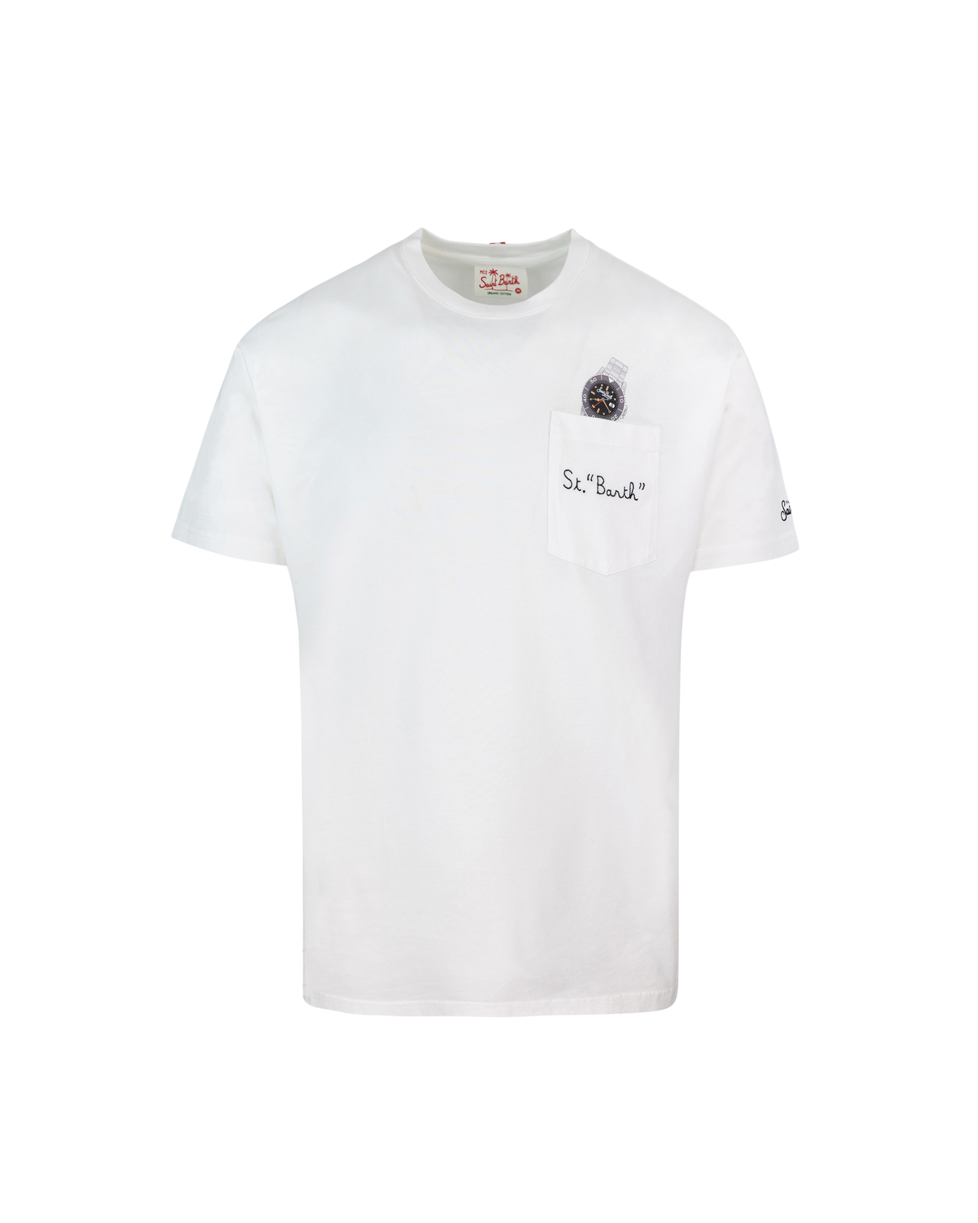 Shop Mc2 Saint Barth T-shirt St."barth" In 03513f