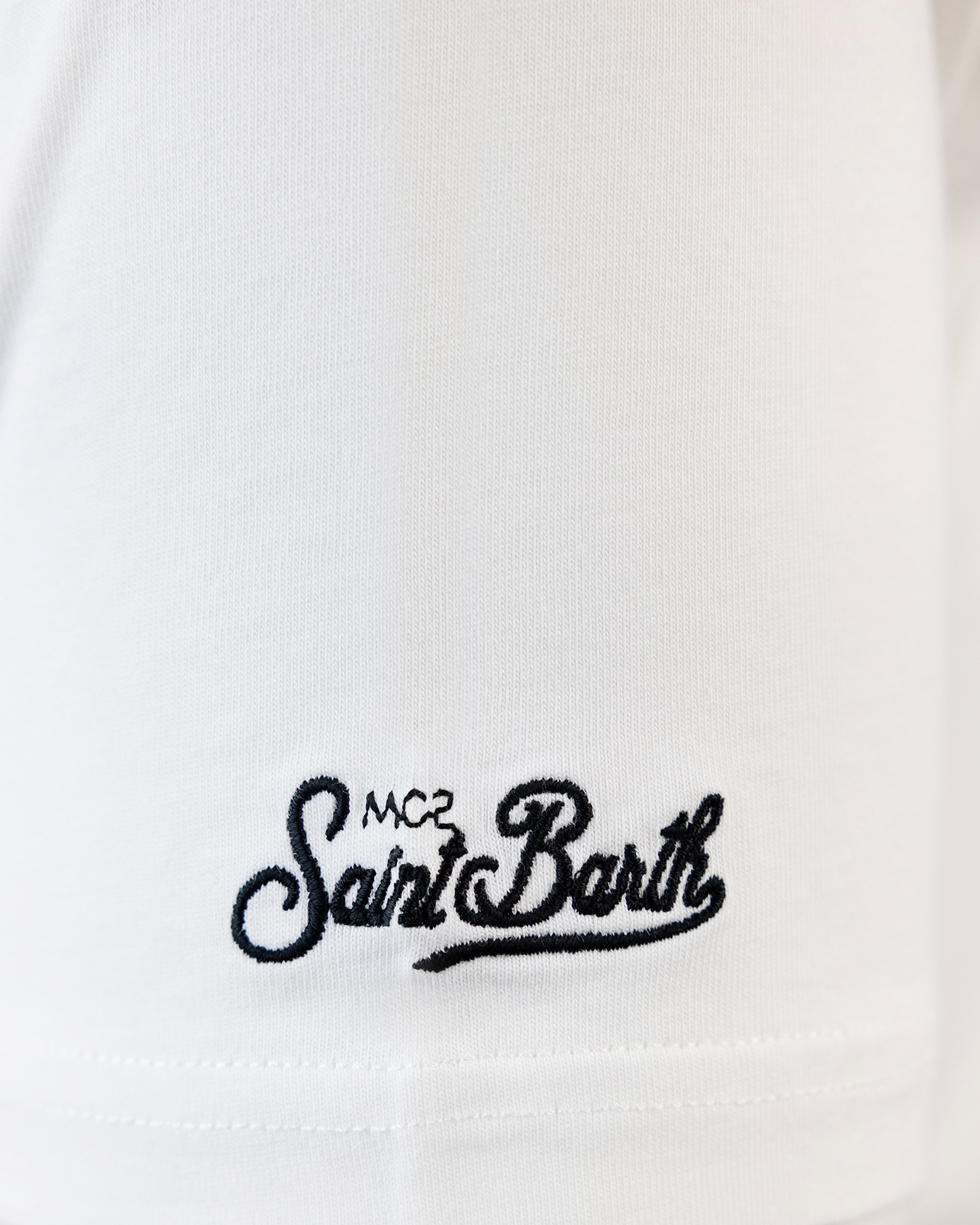 Shop Mc2 Saint Barth T-shirt St."barth" In 03513f