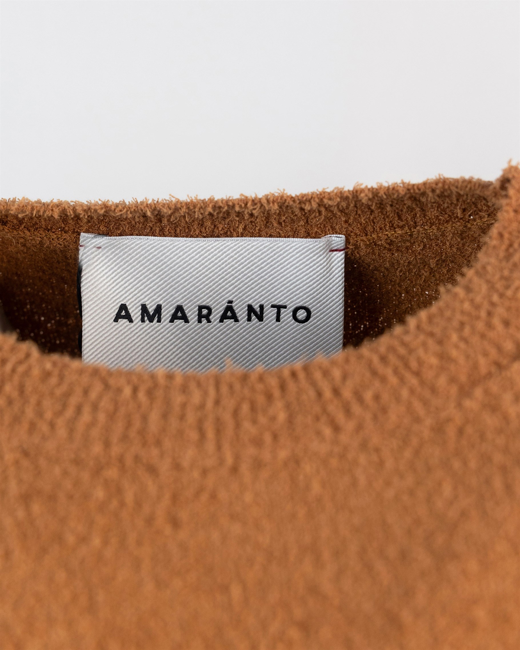 Shop Amaranto Rust Crew Neck T-shirt In Bu Coccio 61m
