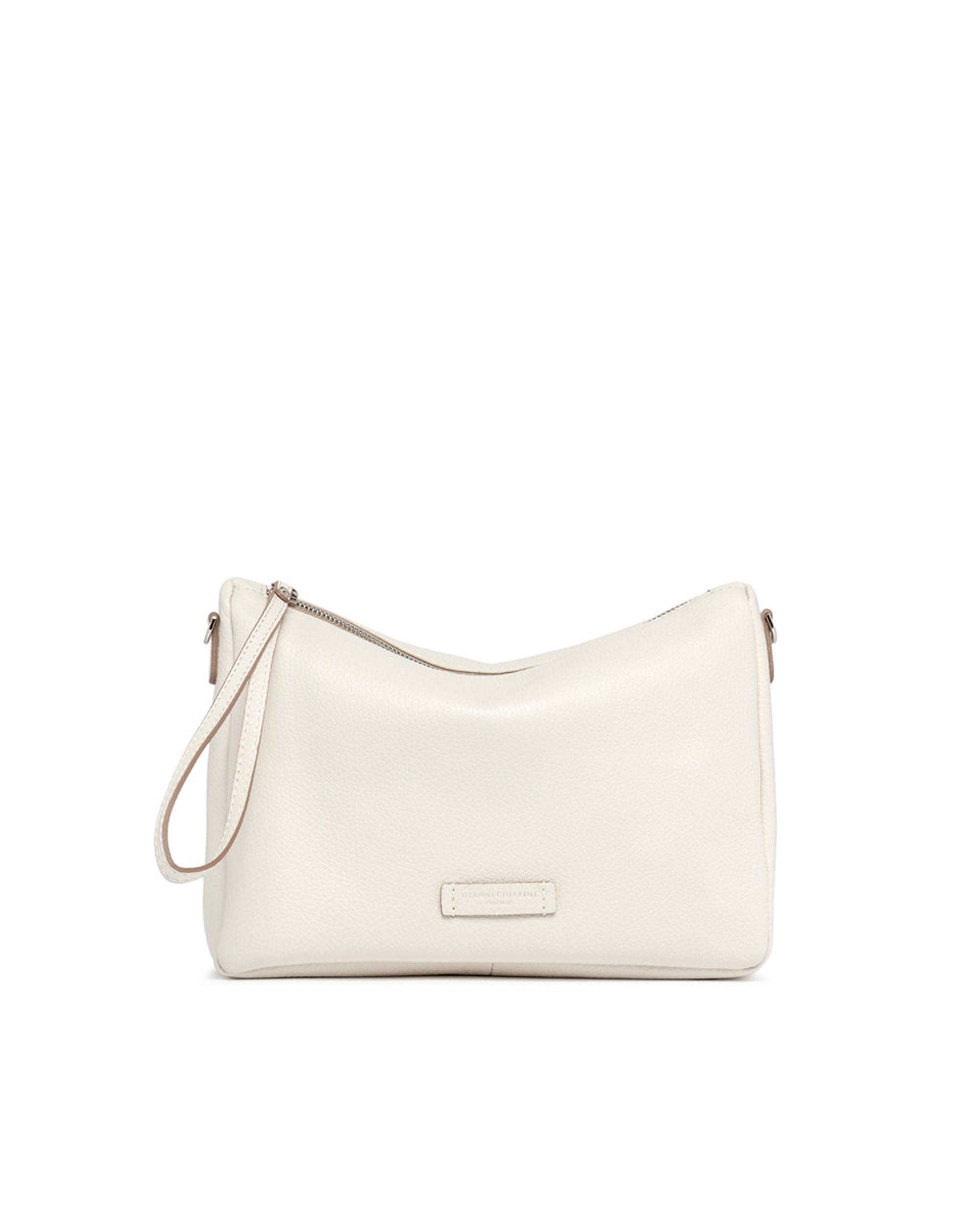 Shop Gianni Chiarini Ivory Nora Pouch Bag In 3890marble