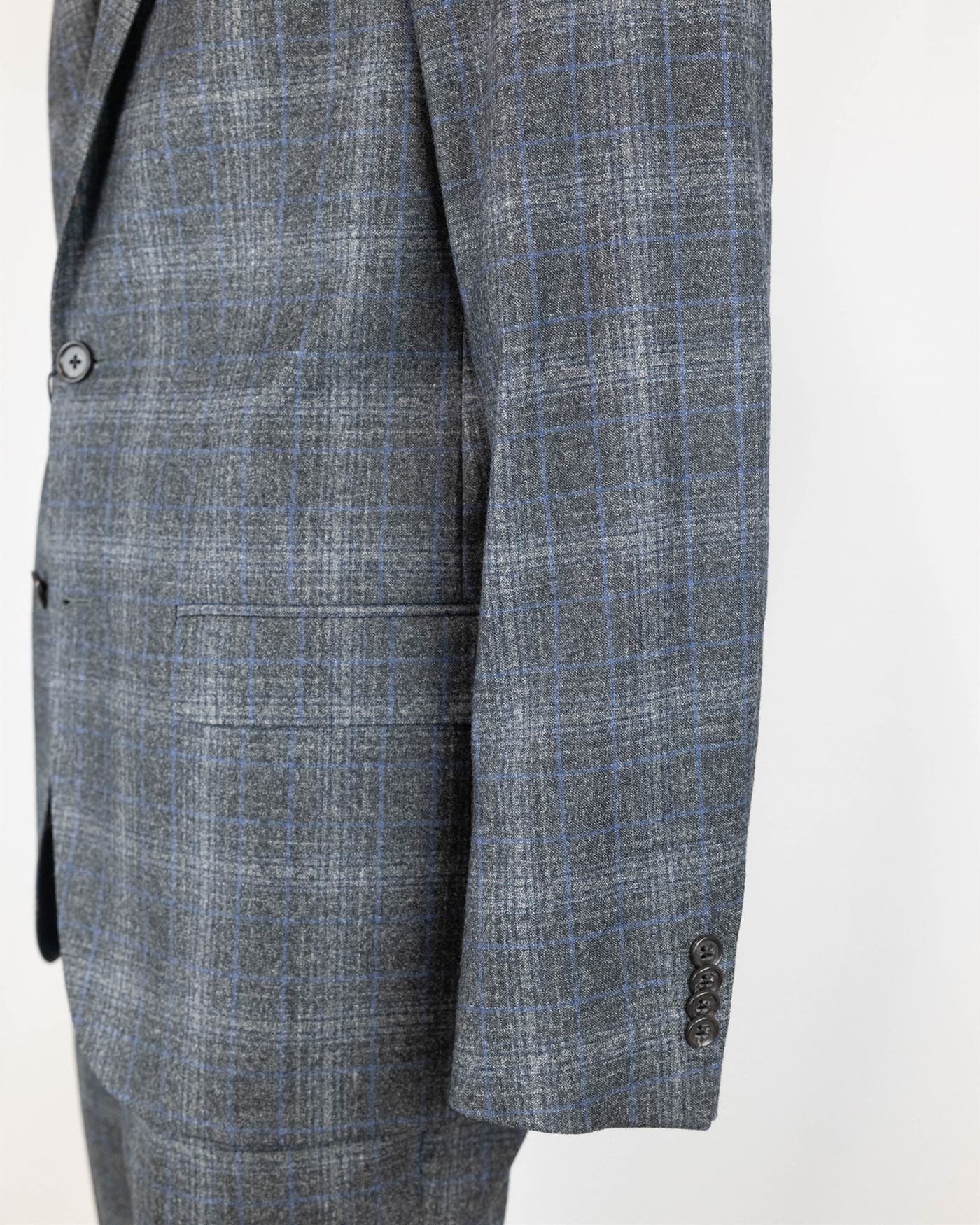 Shop Cc Corneliani Gray Wales Suit In 19