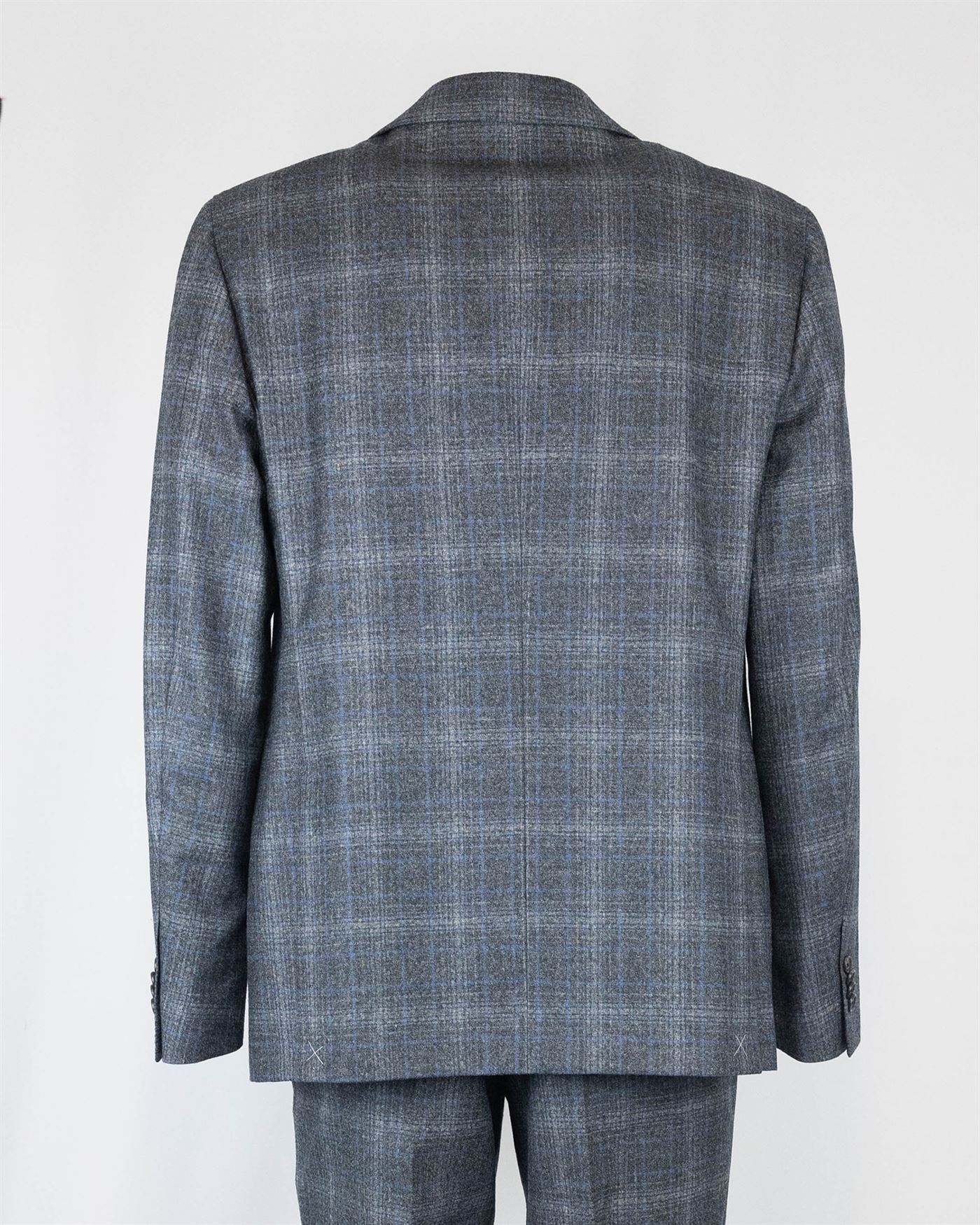 Shop Cc Corneliani Gray Wales Suit In 19