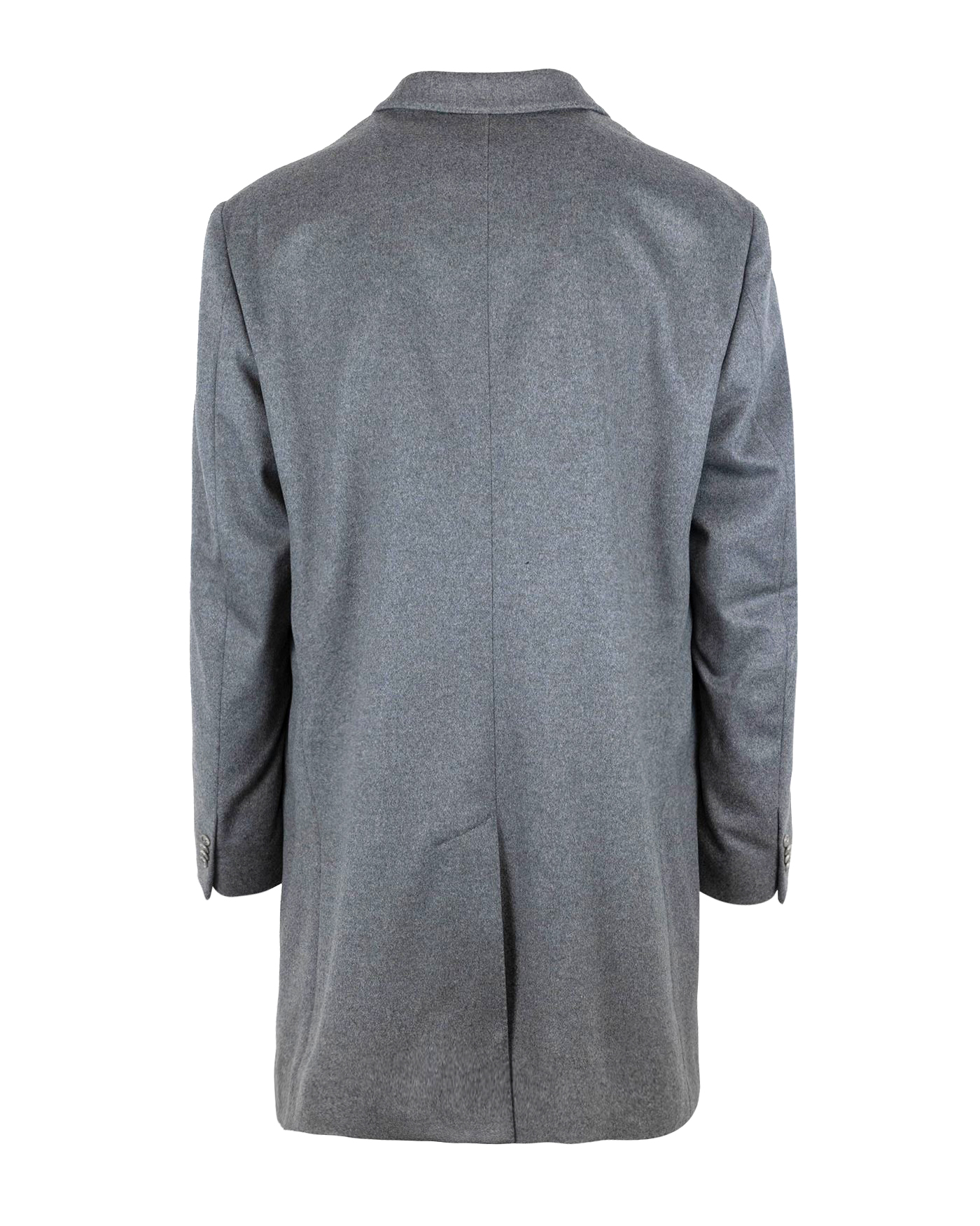 Shop Cc Corneliani Gray Coat In Wool In 017