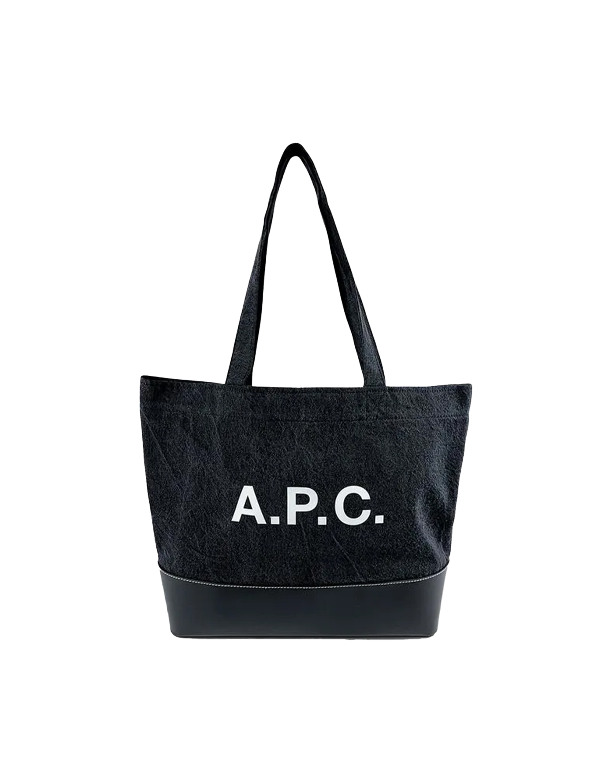 Shop Apc Tote Bag Axel Black In Lzz