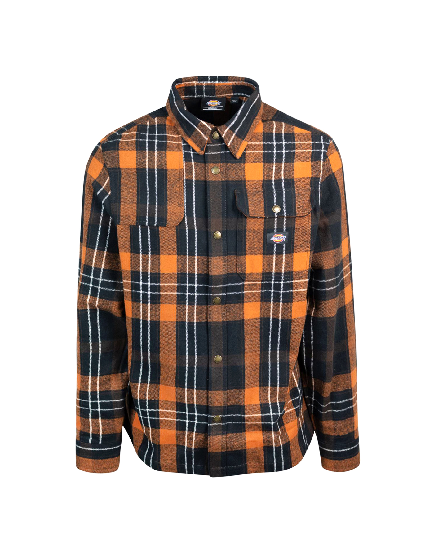 Dickies Nimmons Check Print Cotton Shirt In Dkd771