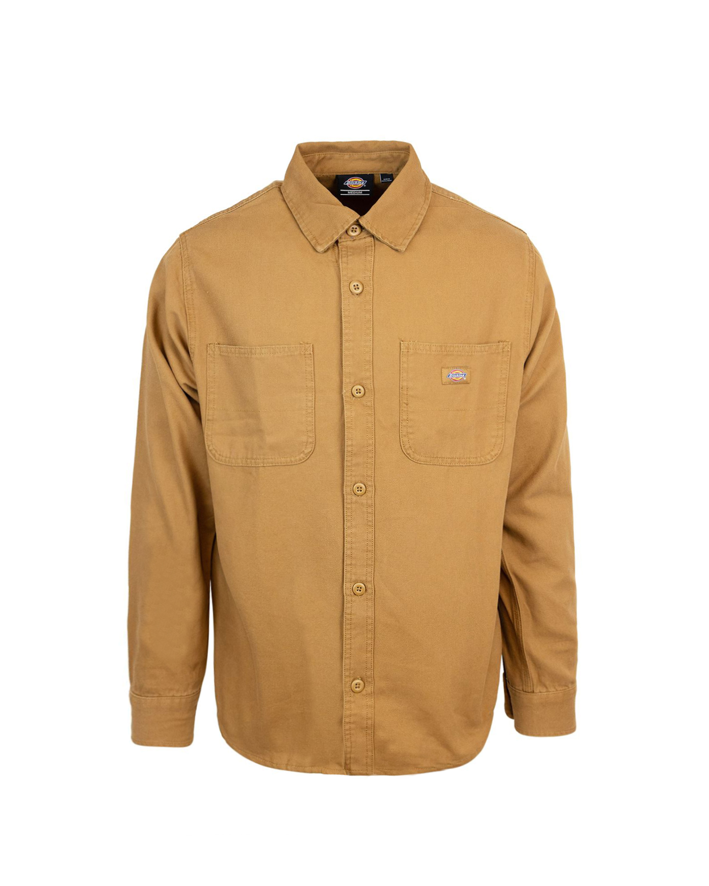 Shop Dickies Camicia Duck Canvas Brown Duck In Dkc411