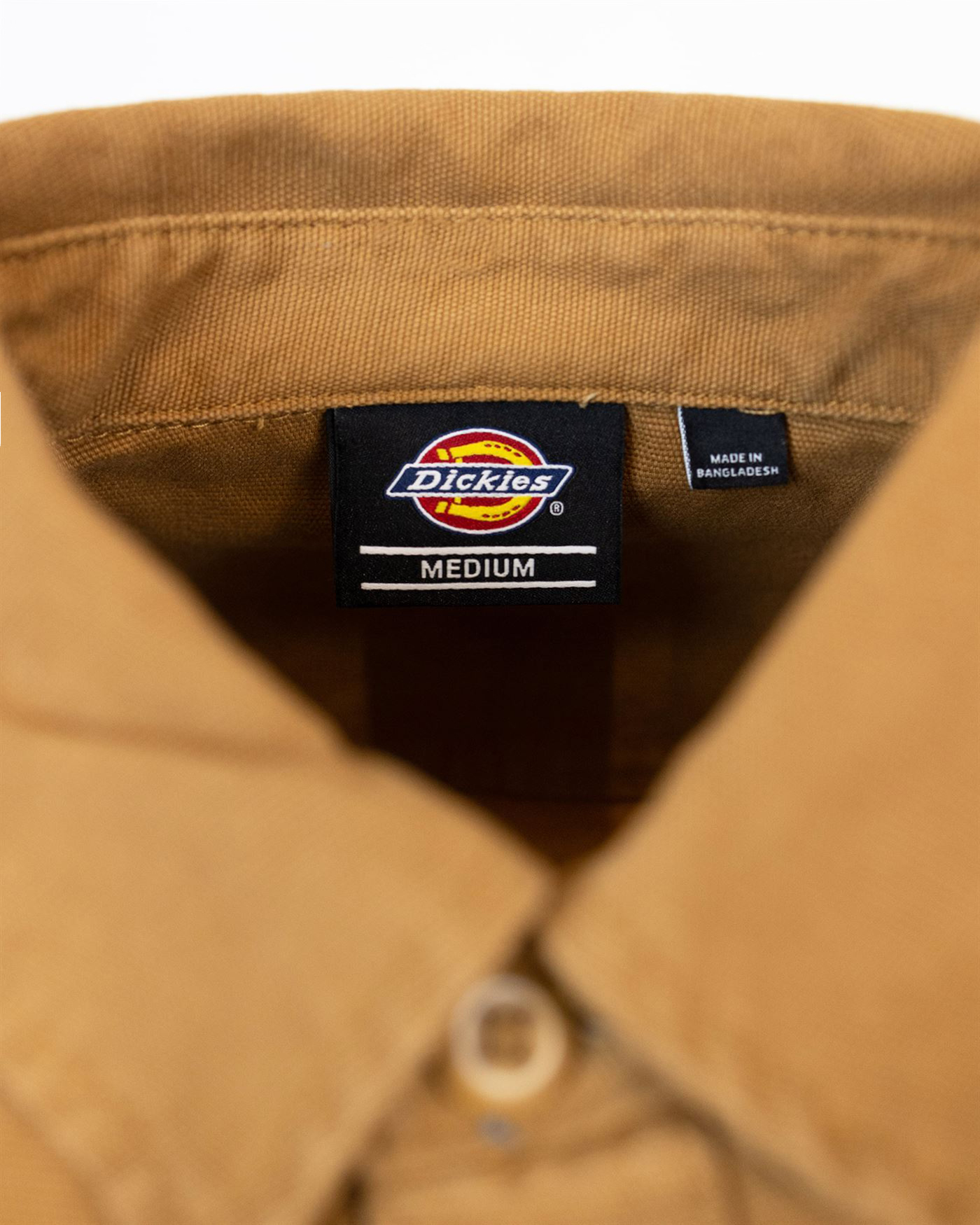 Shop Dickies Camicia Duck Canvas Brown Duck In Dkc411