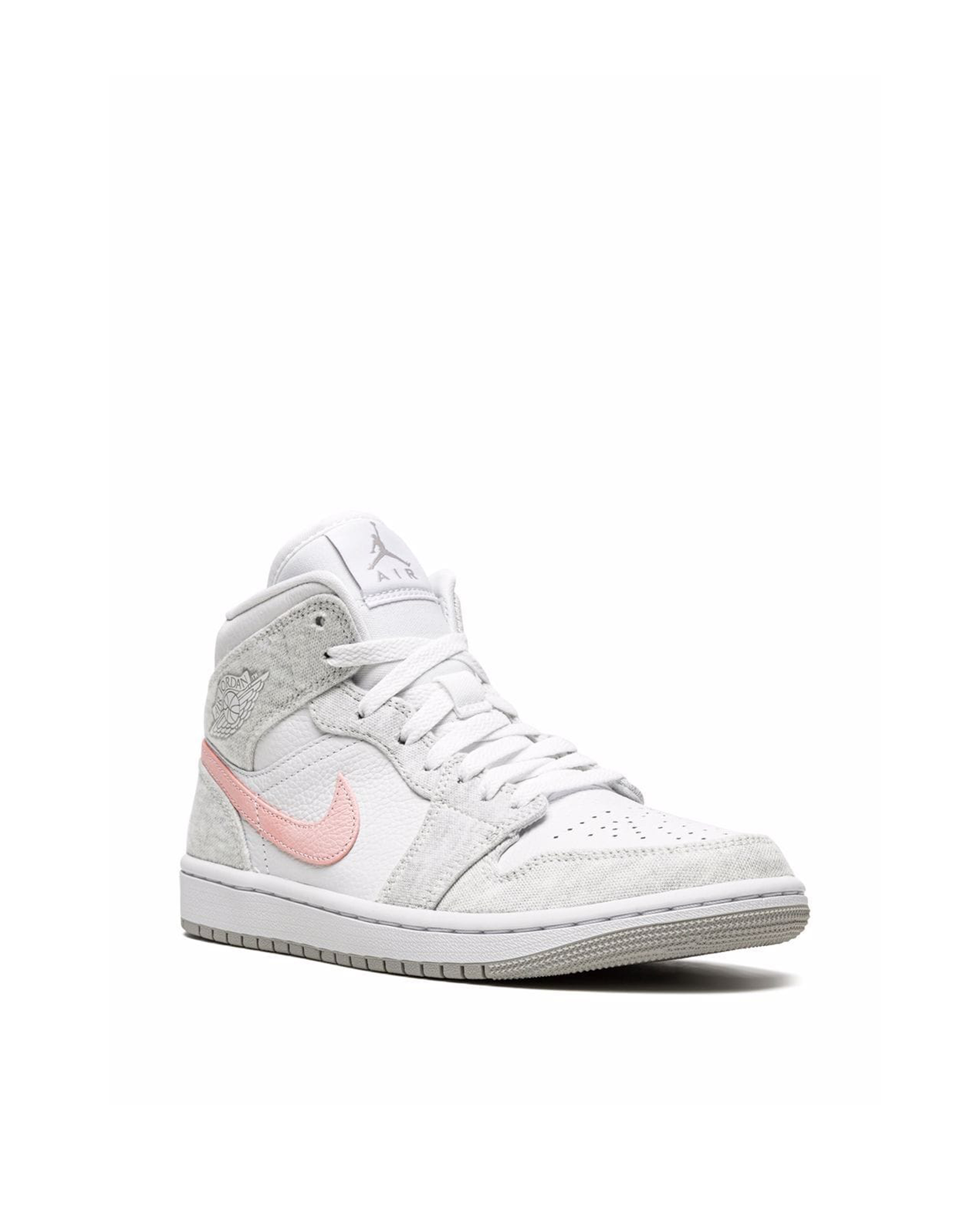Shop Nike Jordan 1 Mid Se Light Iron Ore (w) In Grey