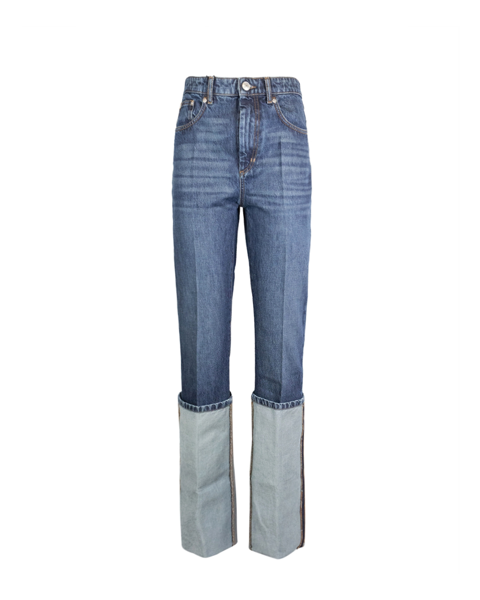 Shop Sportmax Giusto Jeans With Turn-up In 004