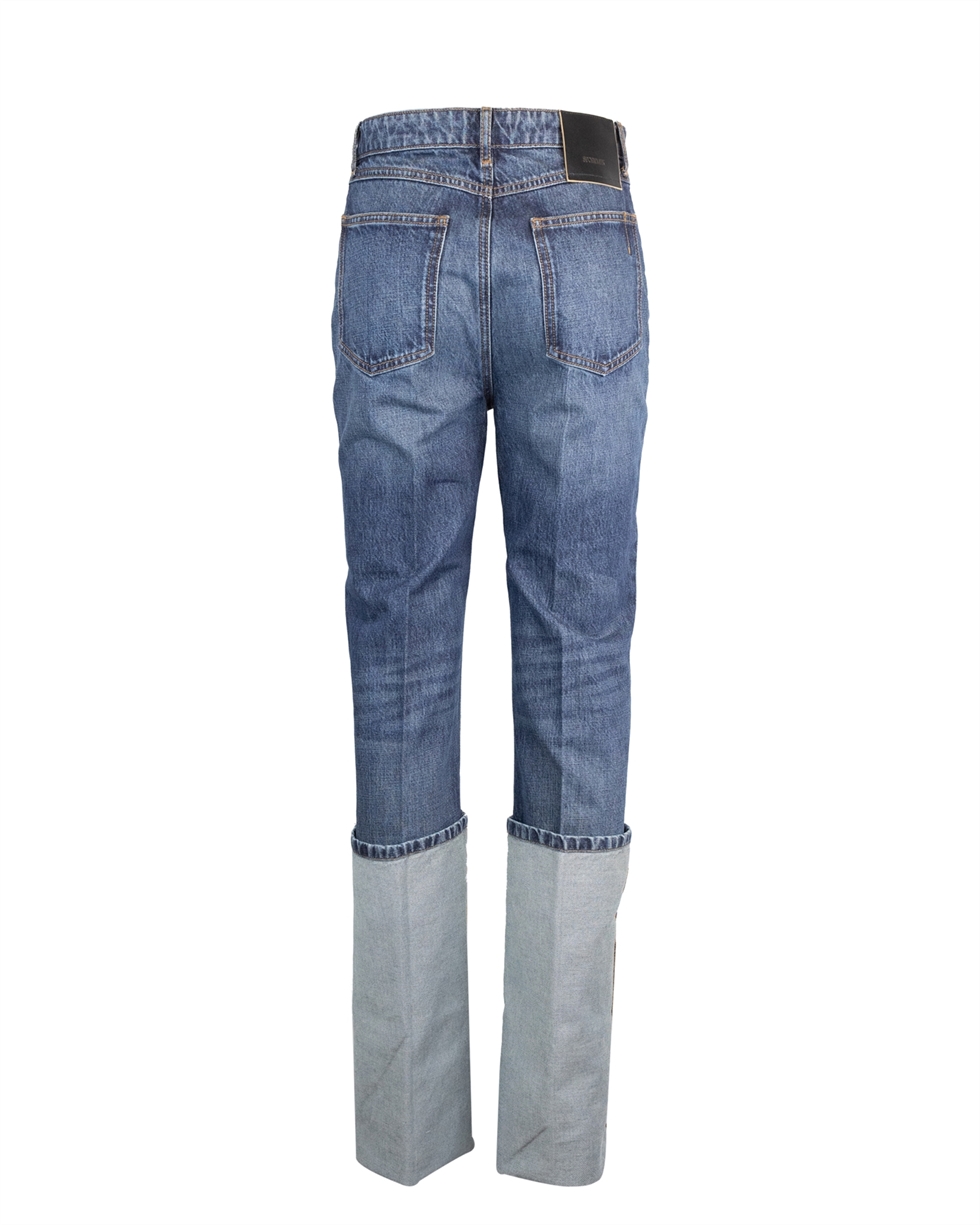 Shop Sportmax Giusto Jeans With Turn-up In 004