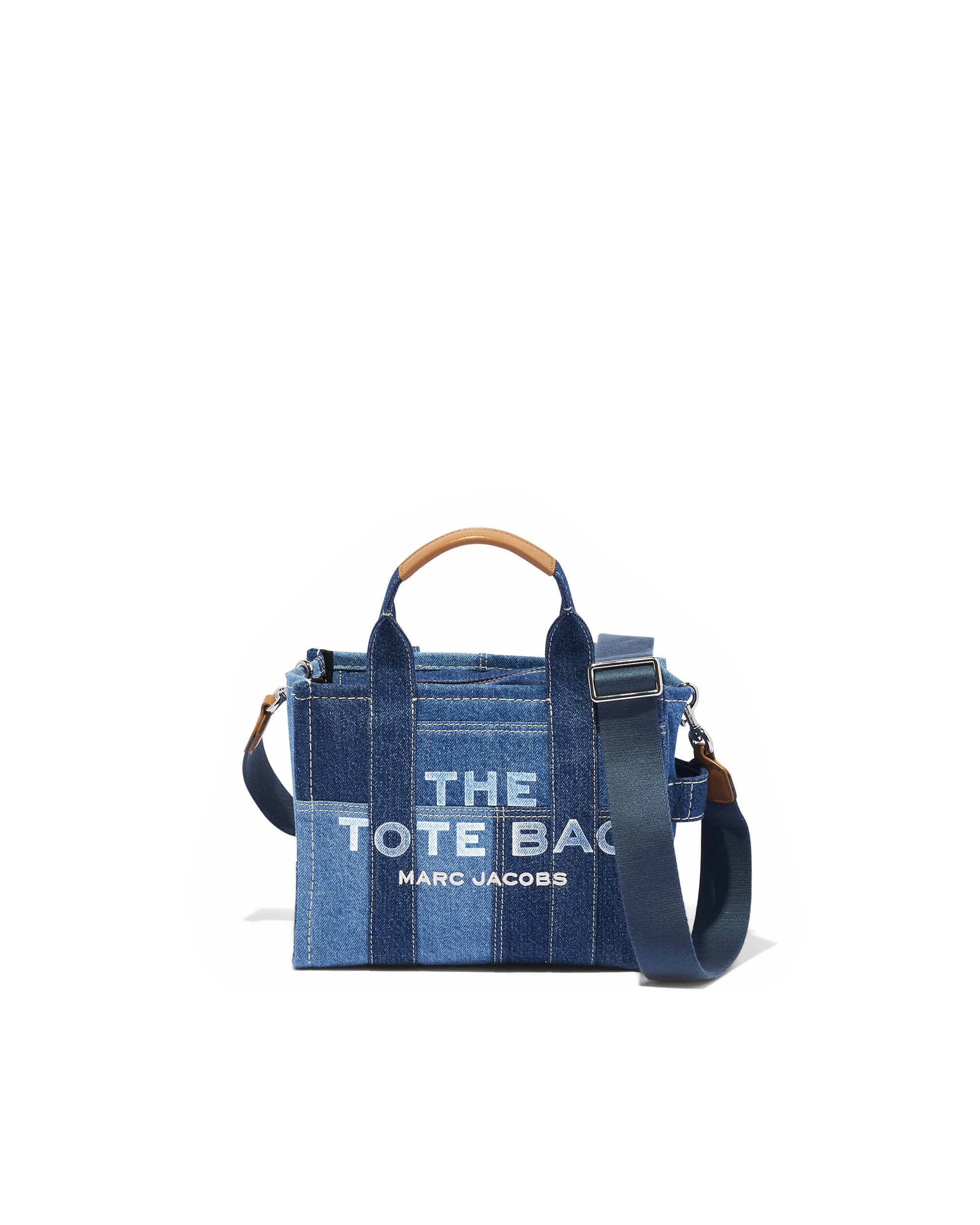 Shop Marc Jacobs The Denim Small Tote Bag In 422