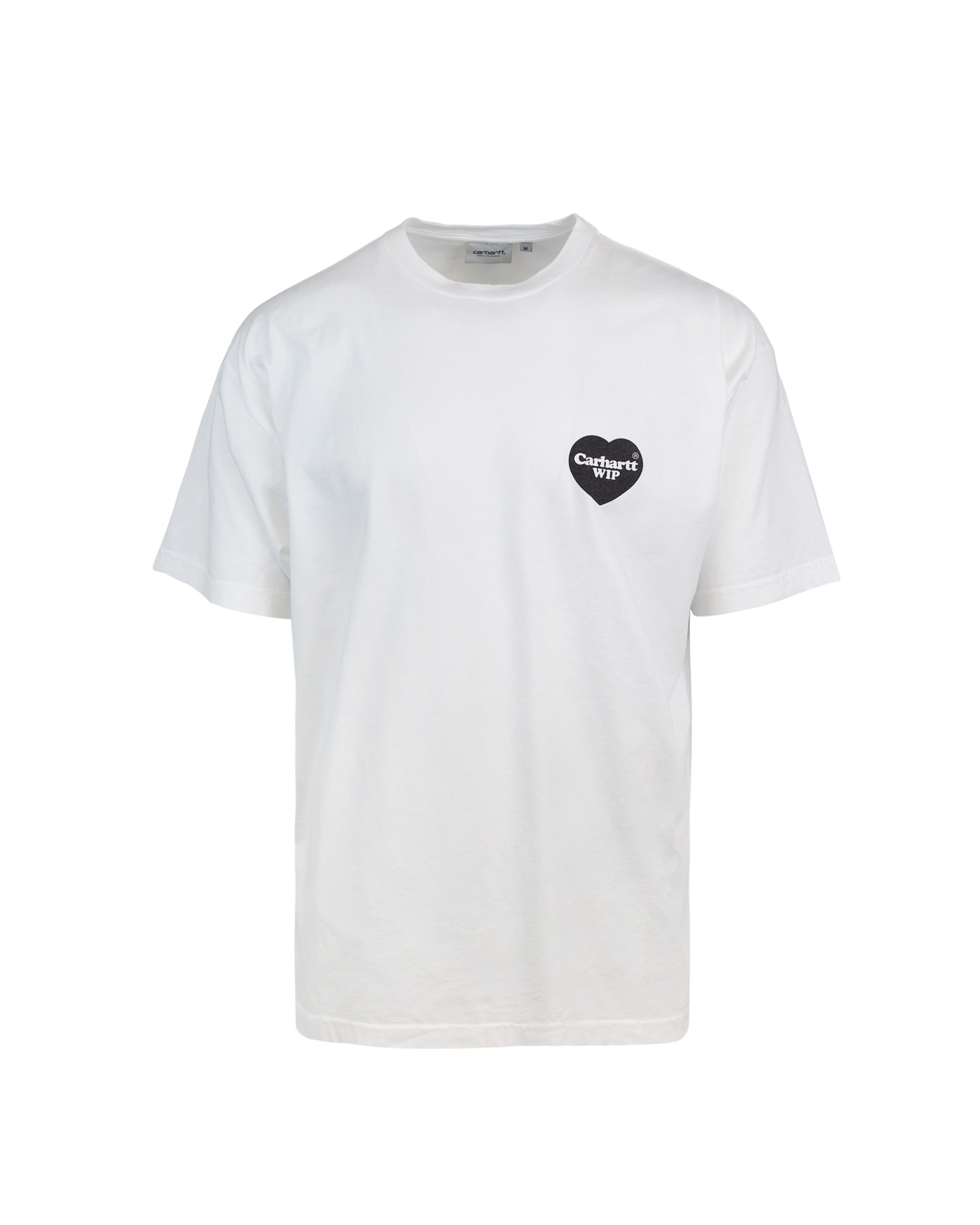 Shop Carhartt T-shirt Heart Bandana Bianca In 00a06
