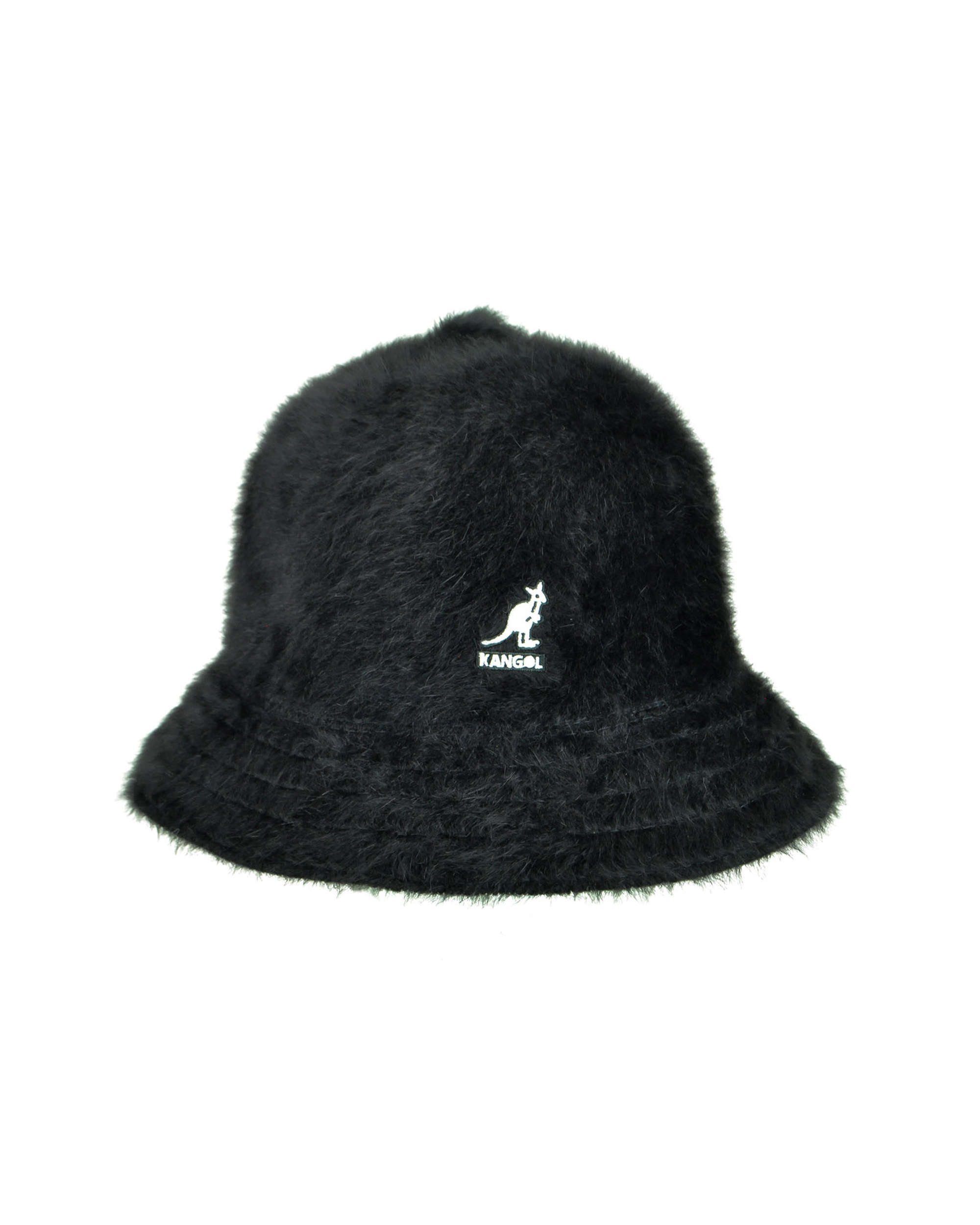 Shop Kangol Furgora Casual Black Hat In Bk001black
