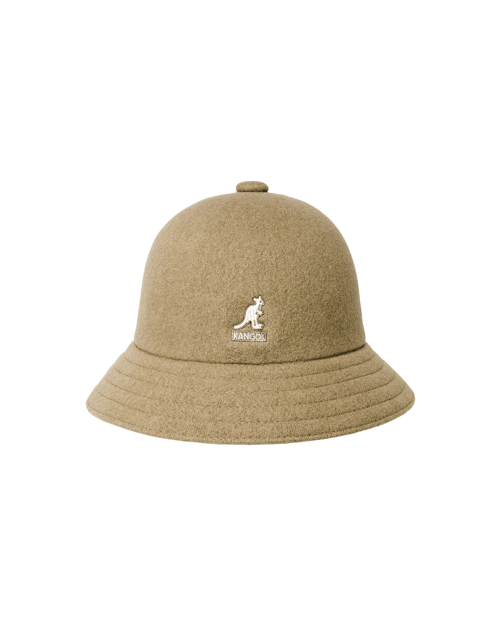 Shop Kangol Cappello "wool Casual" Camel In Cm227camel