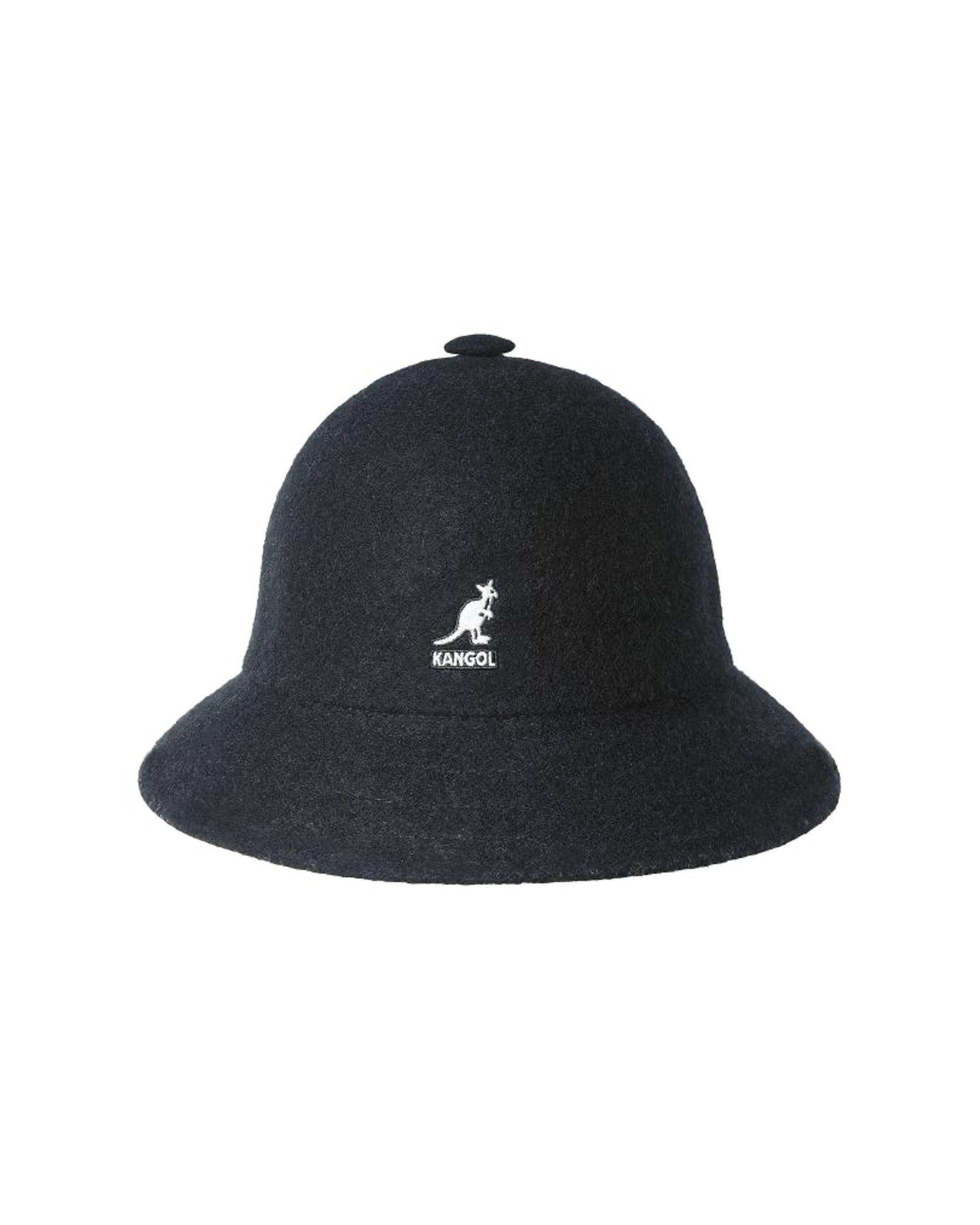 Shop Kangol Wool Casual Bucket Hat In Black