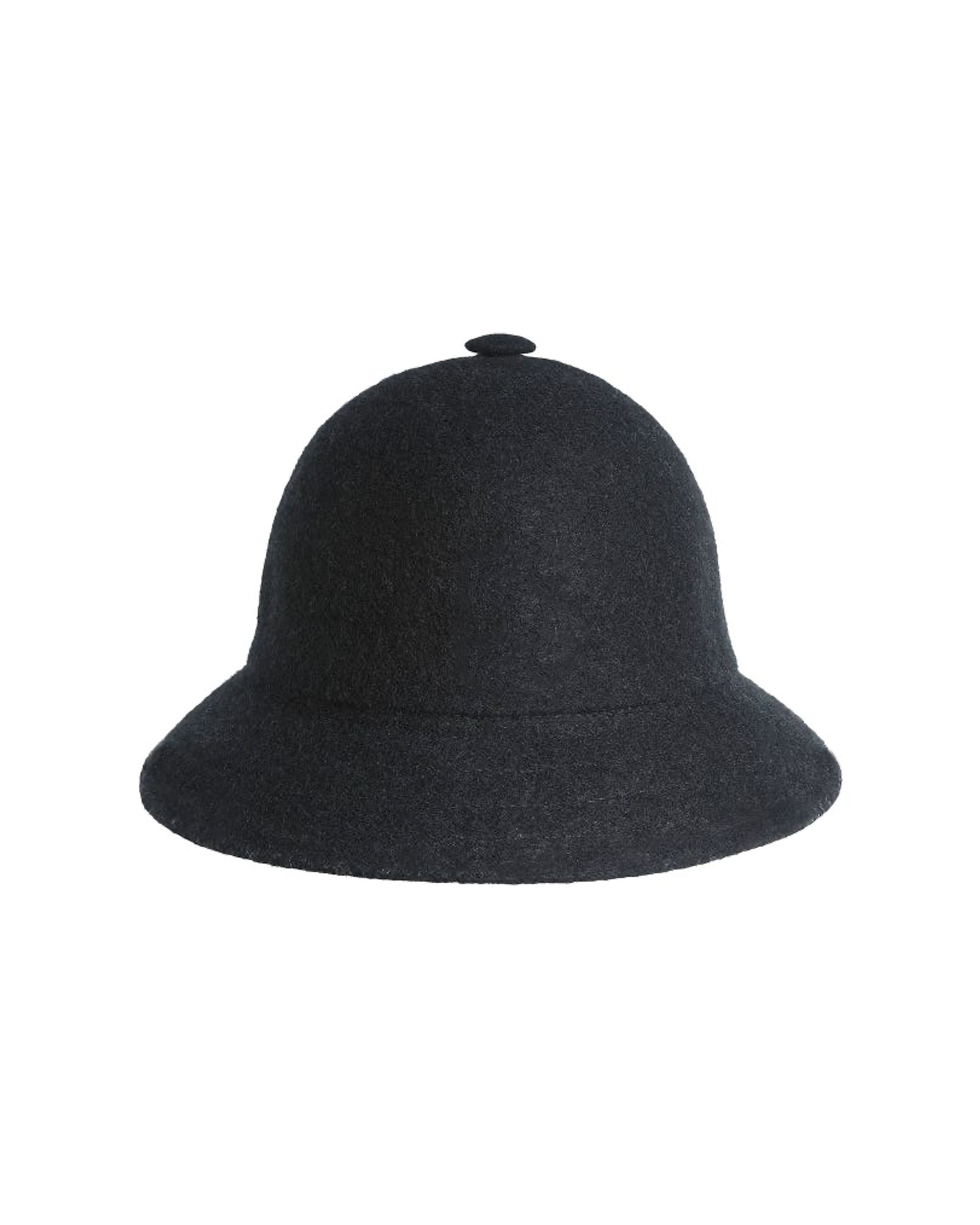 Shop Kangol Wool Casual Bucket Hat In Black