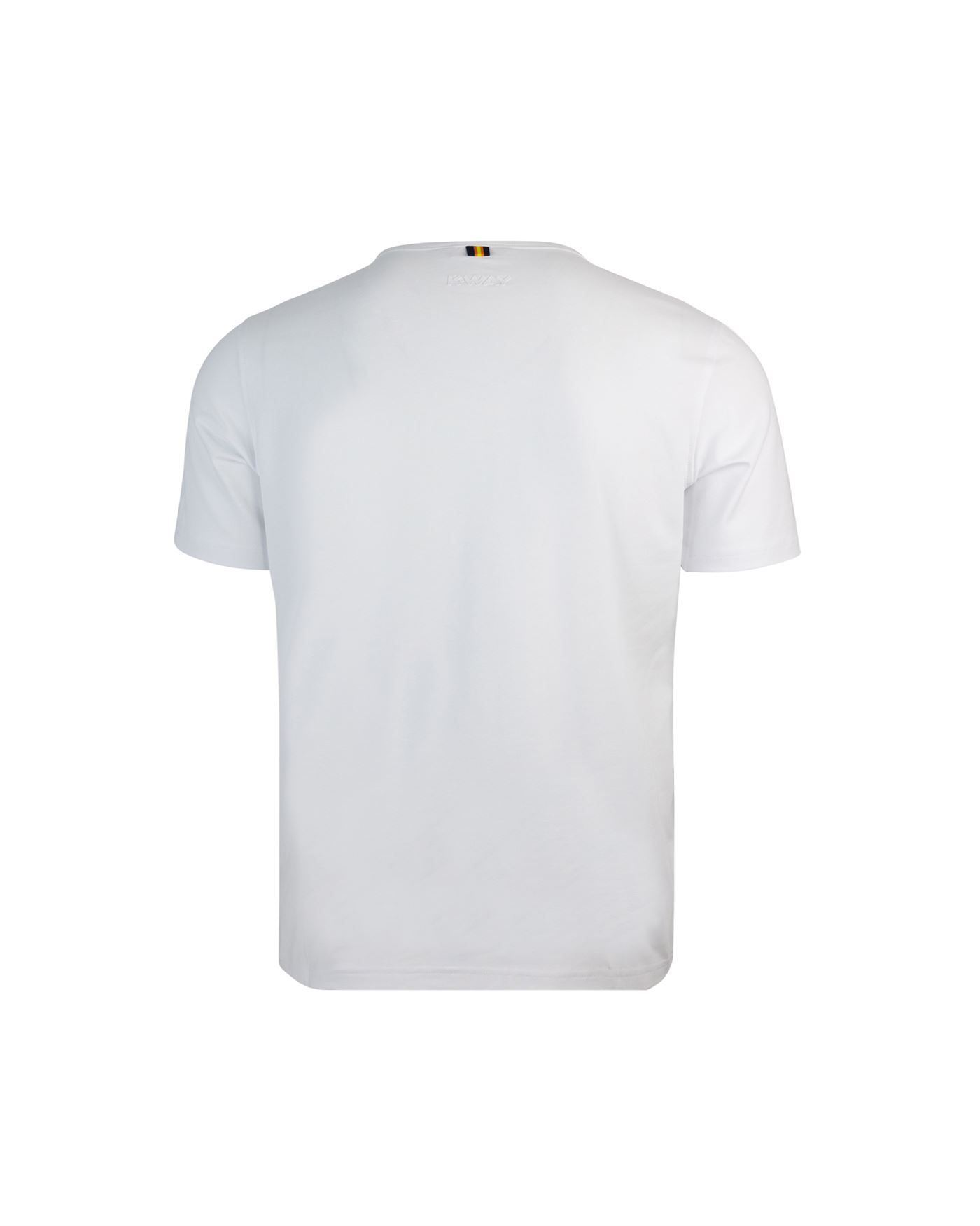 Shop K-way T-shirt Adam Stretch Jersey White In 001white