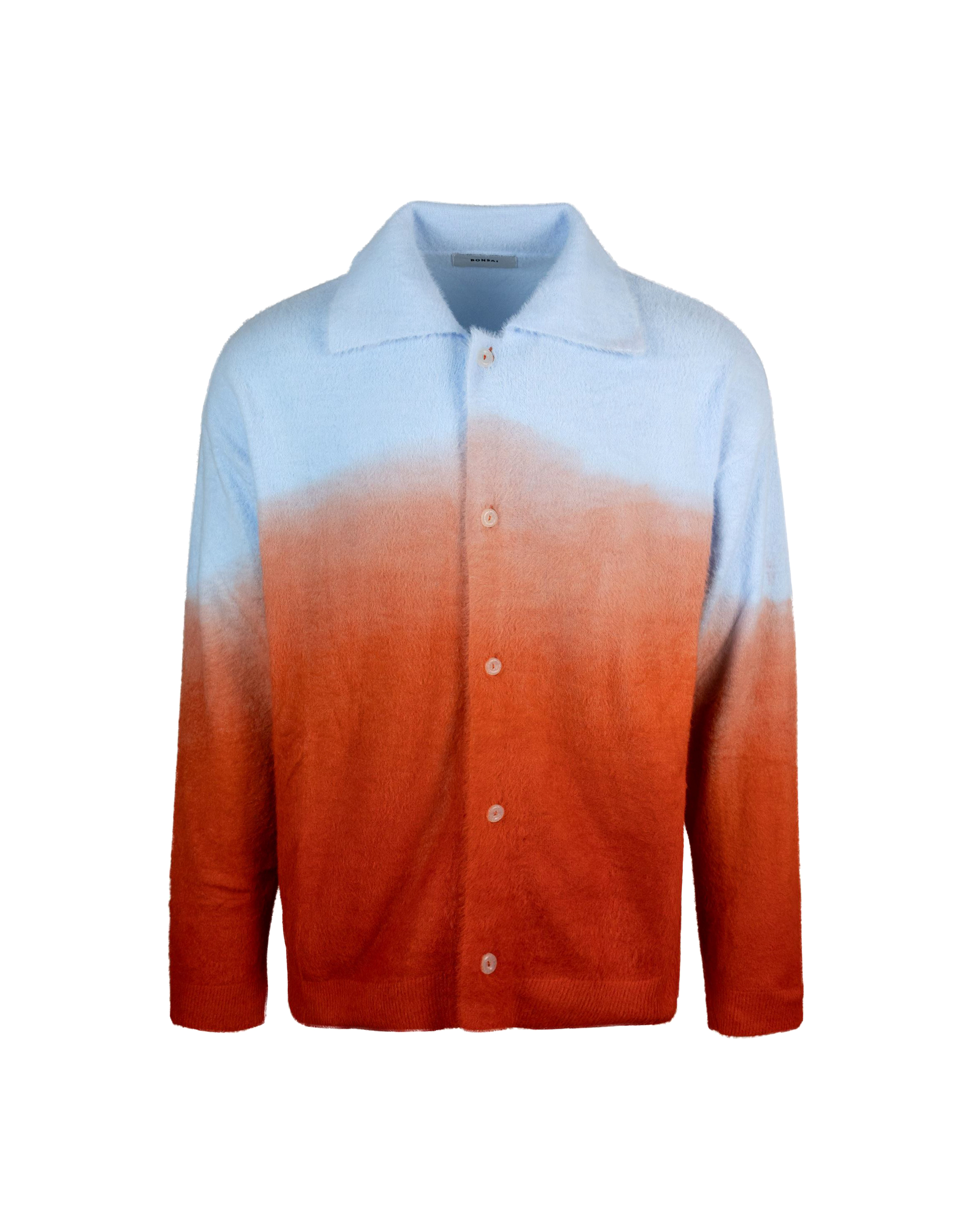 Shop Bonsai Clothing Sunset Polo Shirt In Faux Fur