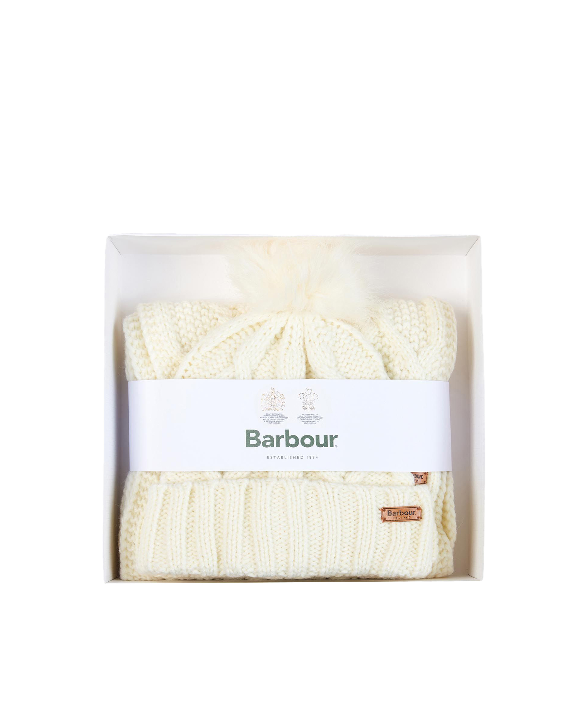 Shop Barbour Gift Set Ridley Crema In Cr11cream