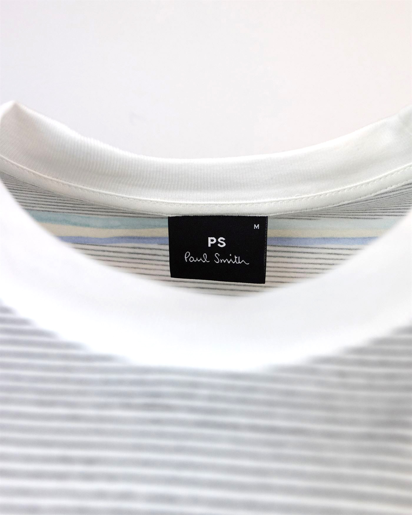 Shop Ps By Paul Smith T-shirt Stampa Plains Bianca In 01white