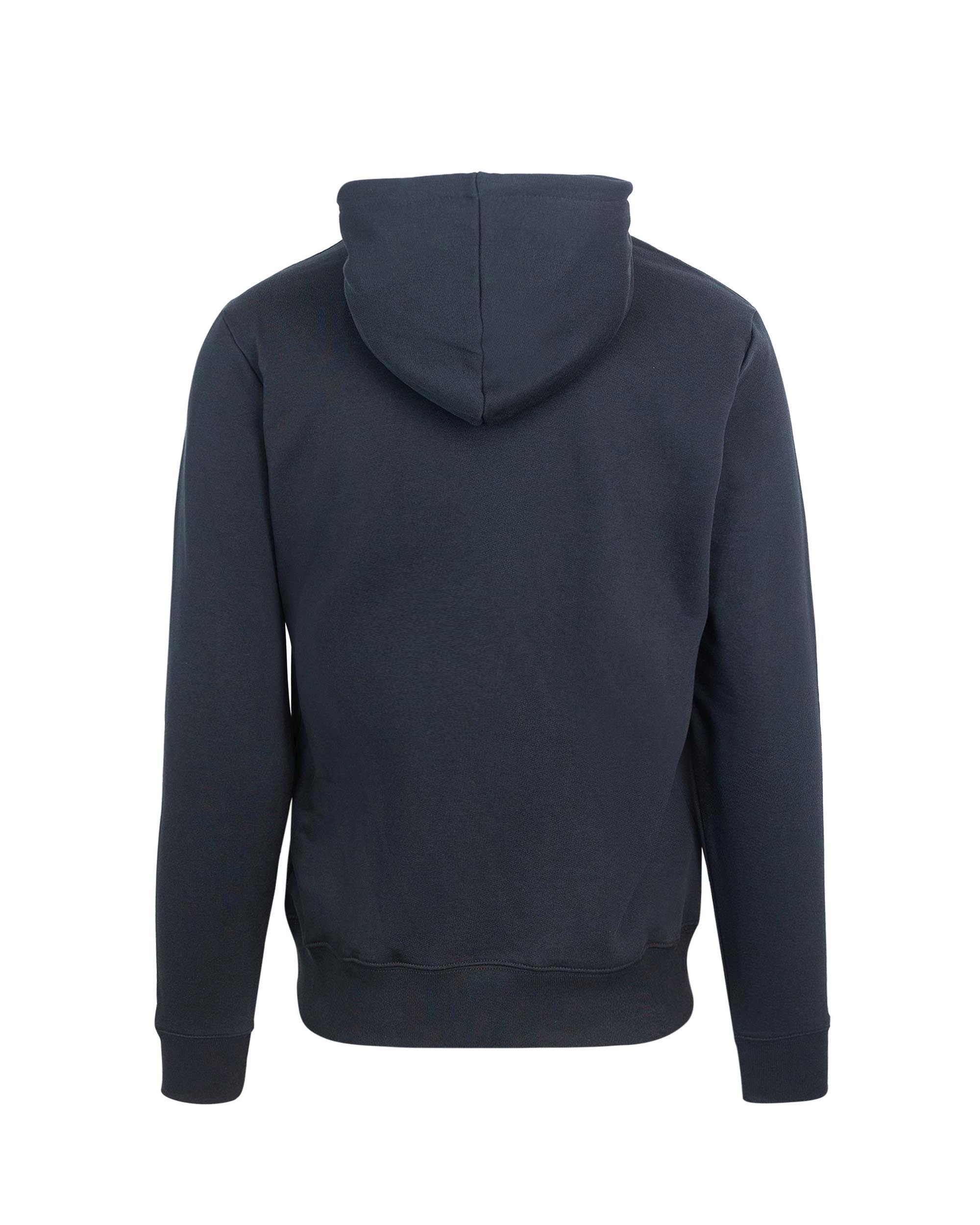 Shop Ps By Paul Smith Navy Hooded Sweatshirt With Logo Patch In 79black