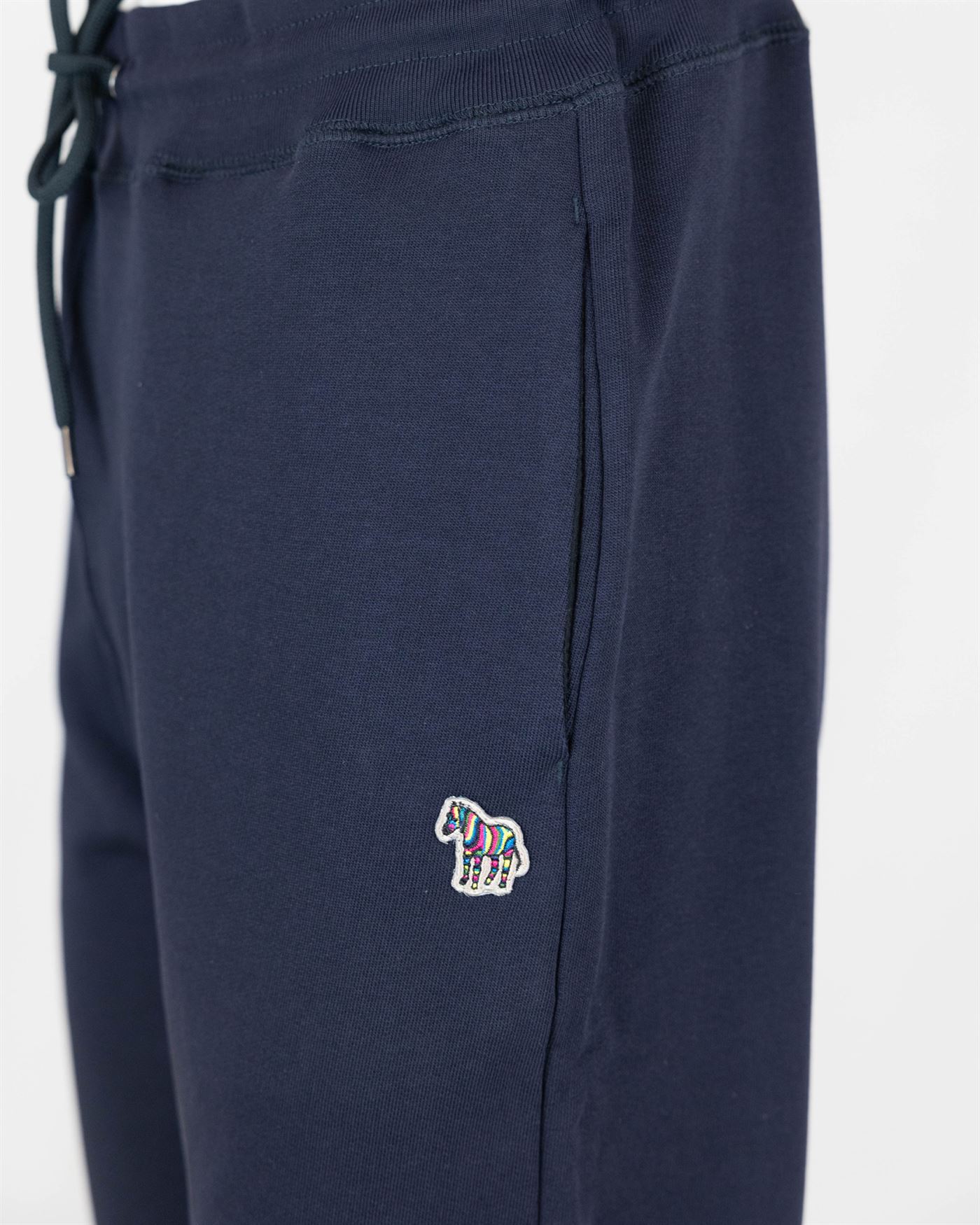 Shop Ps By Paul Smith Joggers With Zebra Logo In 49very Dark Navy