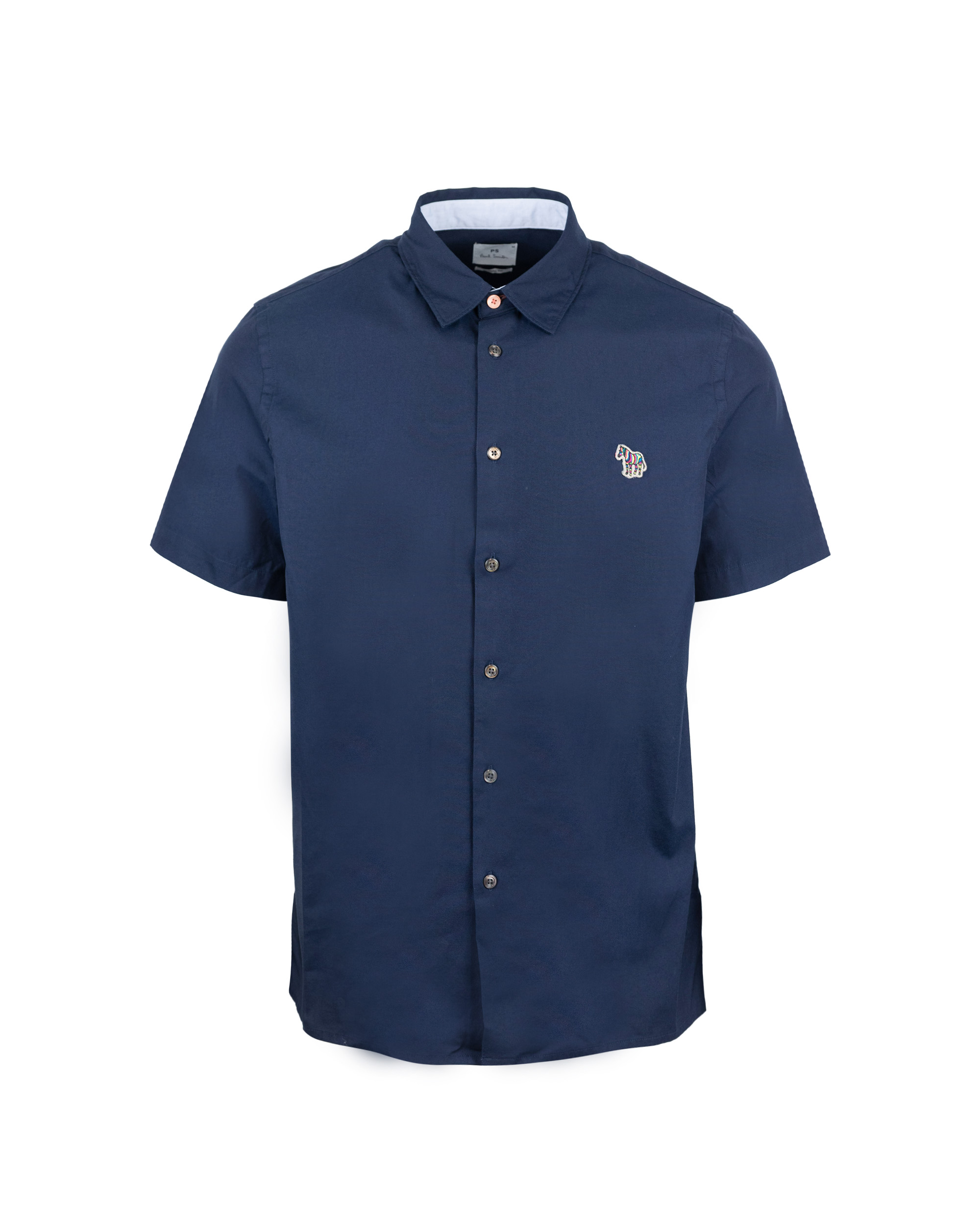 Shop Ps By Paul Smith Embroidered Zebra Logo Shirt In 4848