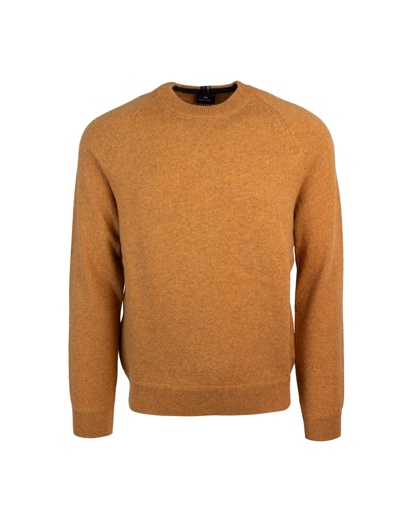 Shop Ps By Paul Smith Orange Merino Wool Sweater In 14ochre Yellow