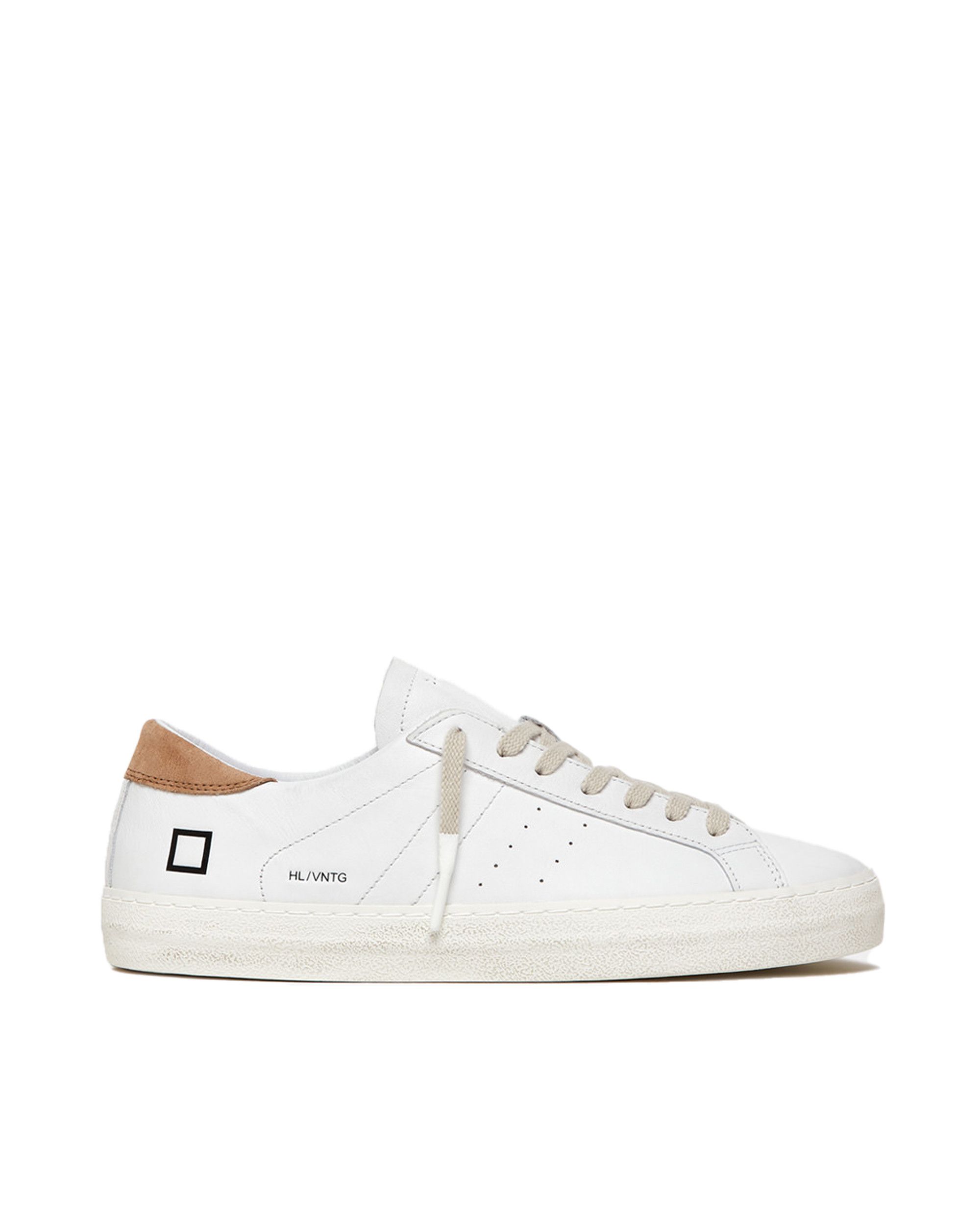Shop Date Sneaker Hill Low Vintage Calf White Rust In White-rust