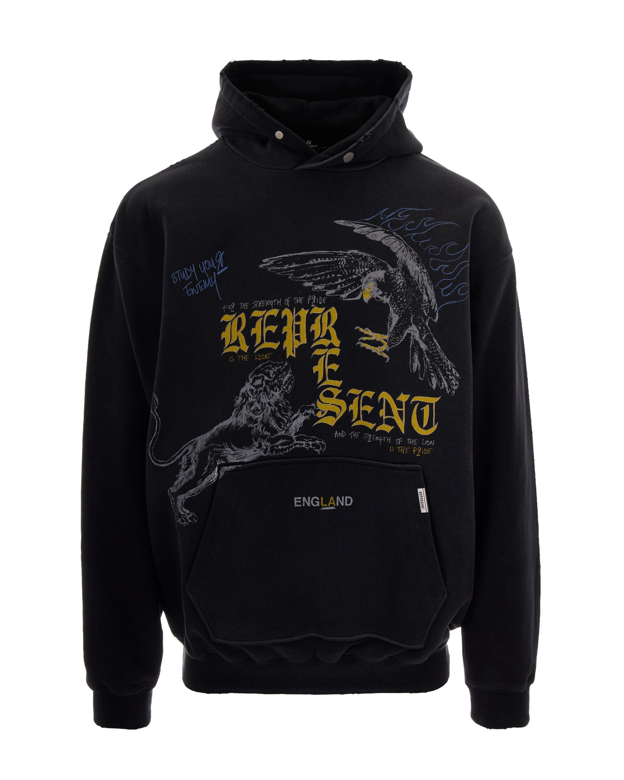 Represent Uomo Nero - Maglione Owners Club Script - Sweatshirts & Hoodies - S - Immagine 2