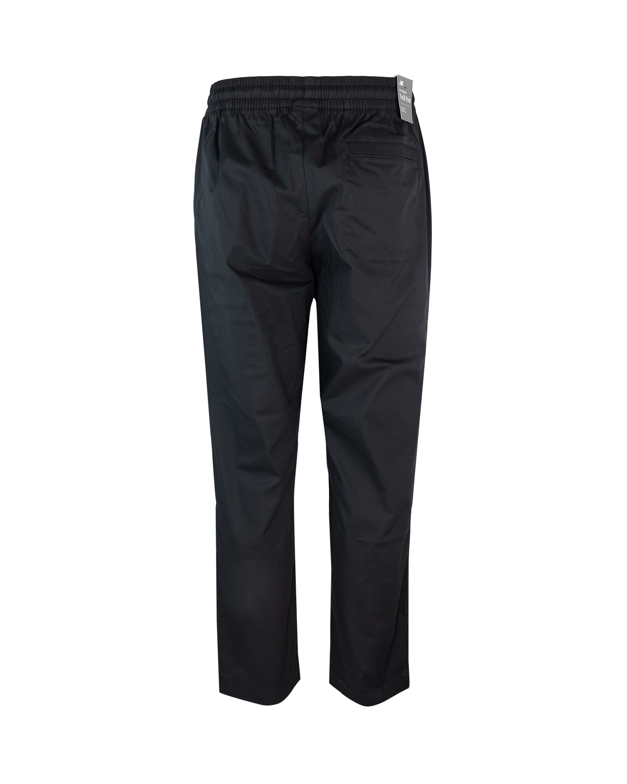 Shop New Balance Twill Straight Pant 30" In Black