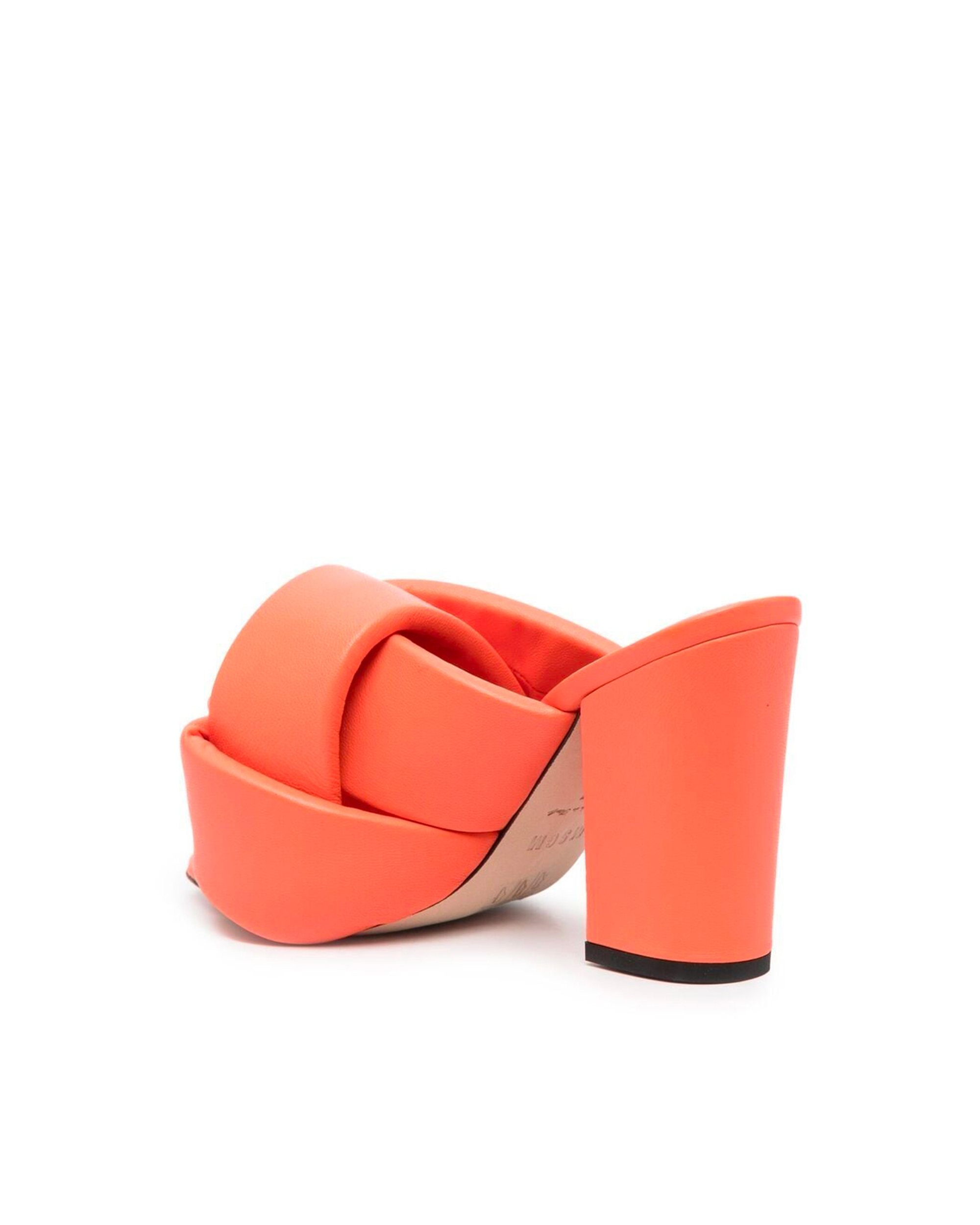 Shop Msgm Mules Sandal With Knot In 10