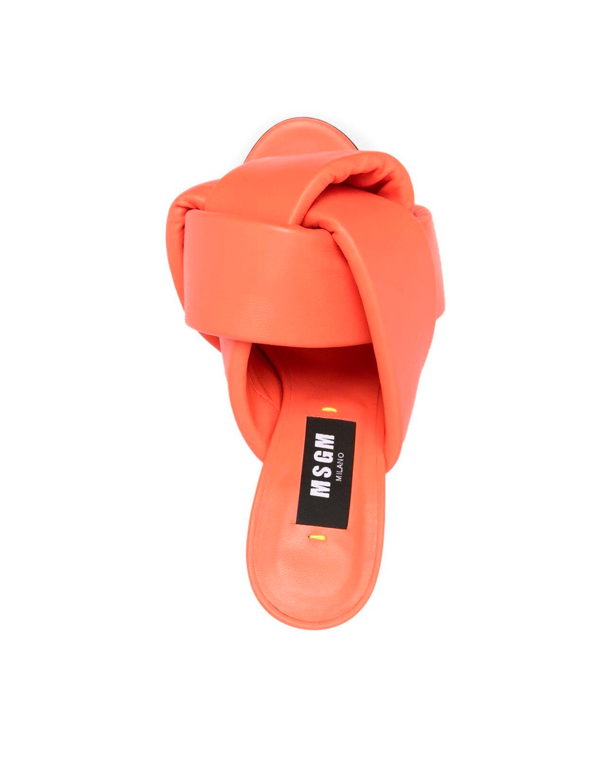 Shop Msgm Mules Sandal With Knot In 10