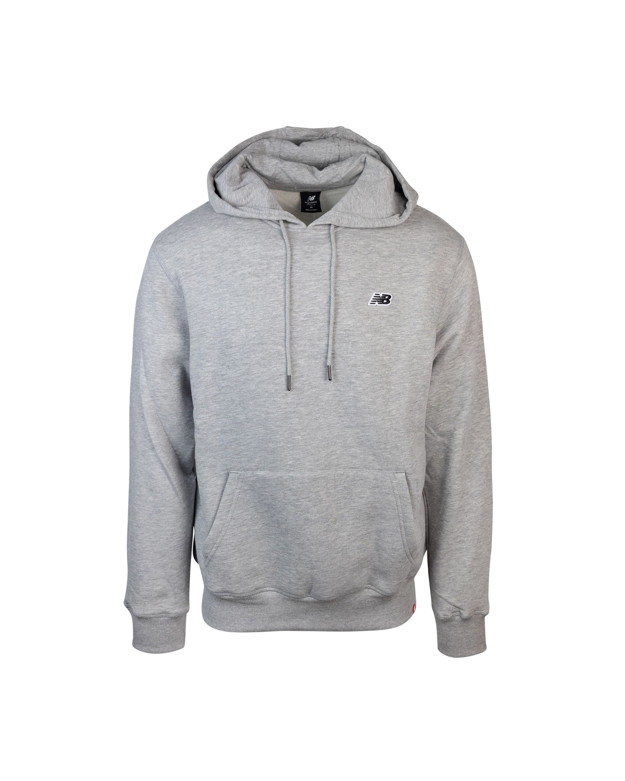 Shop New Balance Nb Small Logo Hoodie In Athletic Grey