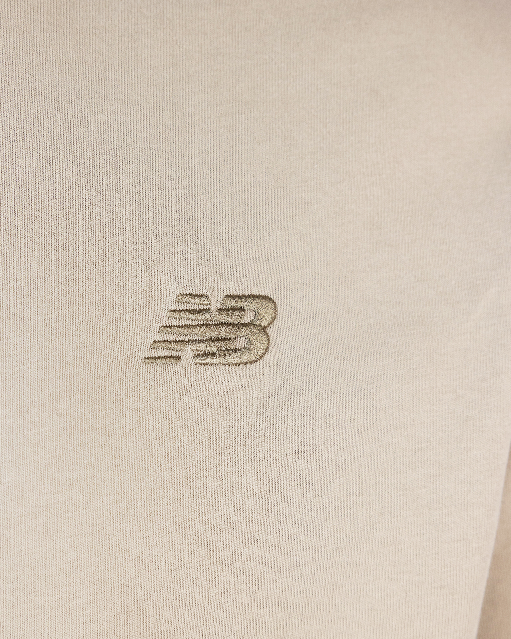 Shop New Balance T-shirt Athletics Cotton In Stoneware