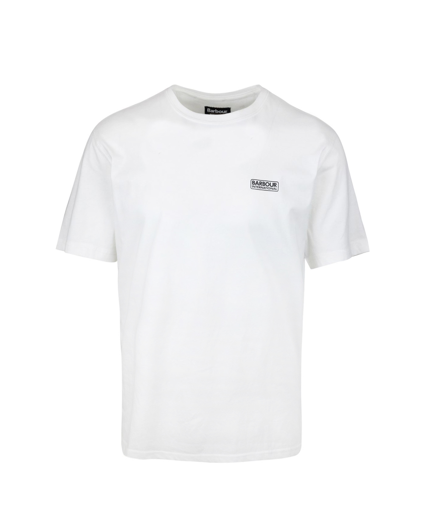 Shop Barbour International T-shirt Essential Con Logo In Wh11