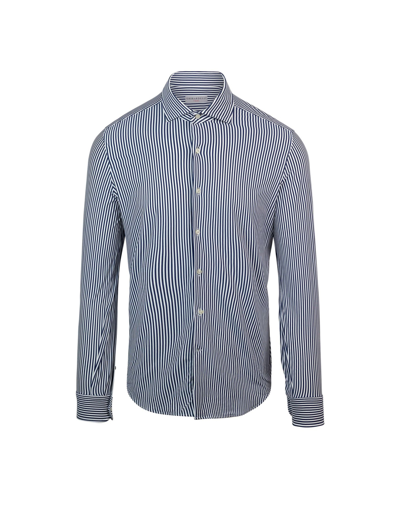 Shop Ghirardelli Hyper Comfort Striped Shirt In 02